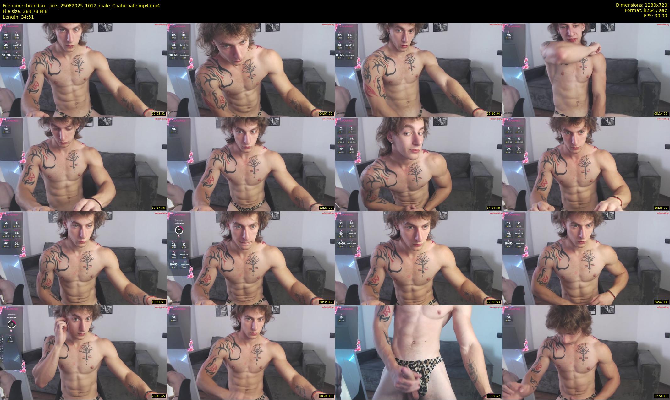 brendan__piks — 35 minute Chaturbate male cam show recording, 720p, Aug 25, 2025