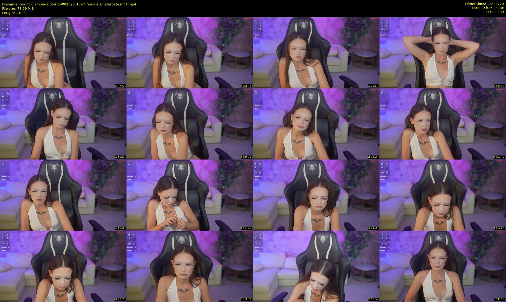 bright_diamonds_054 — 14 minute Chaturbate couple cam show recording, 720p, Aug 24, 2025