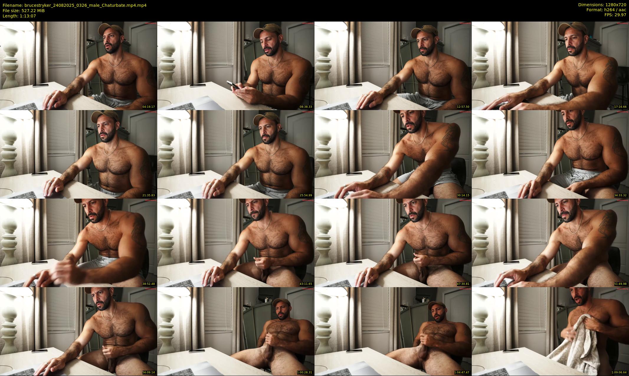 brucestryker — 74 minute Chaturbate male cam show recording, 720p, Aug 24, 2025