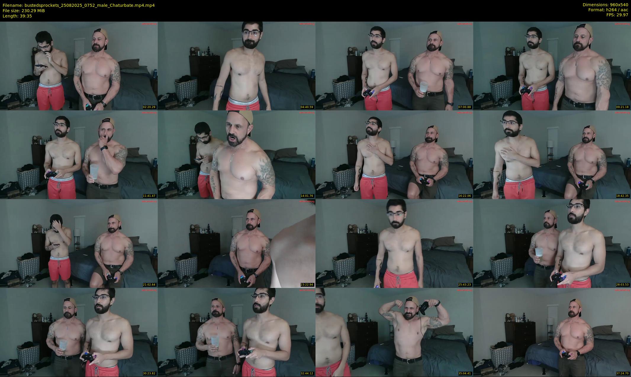 bustedsprockets — 40 minute Chaturbate male cam show recording, 480p, Aug 25, 2025
