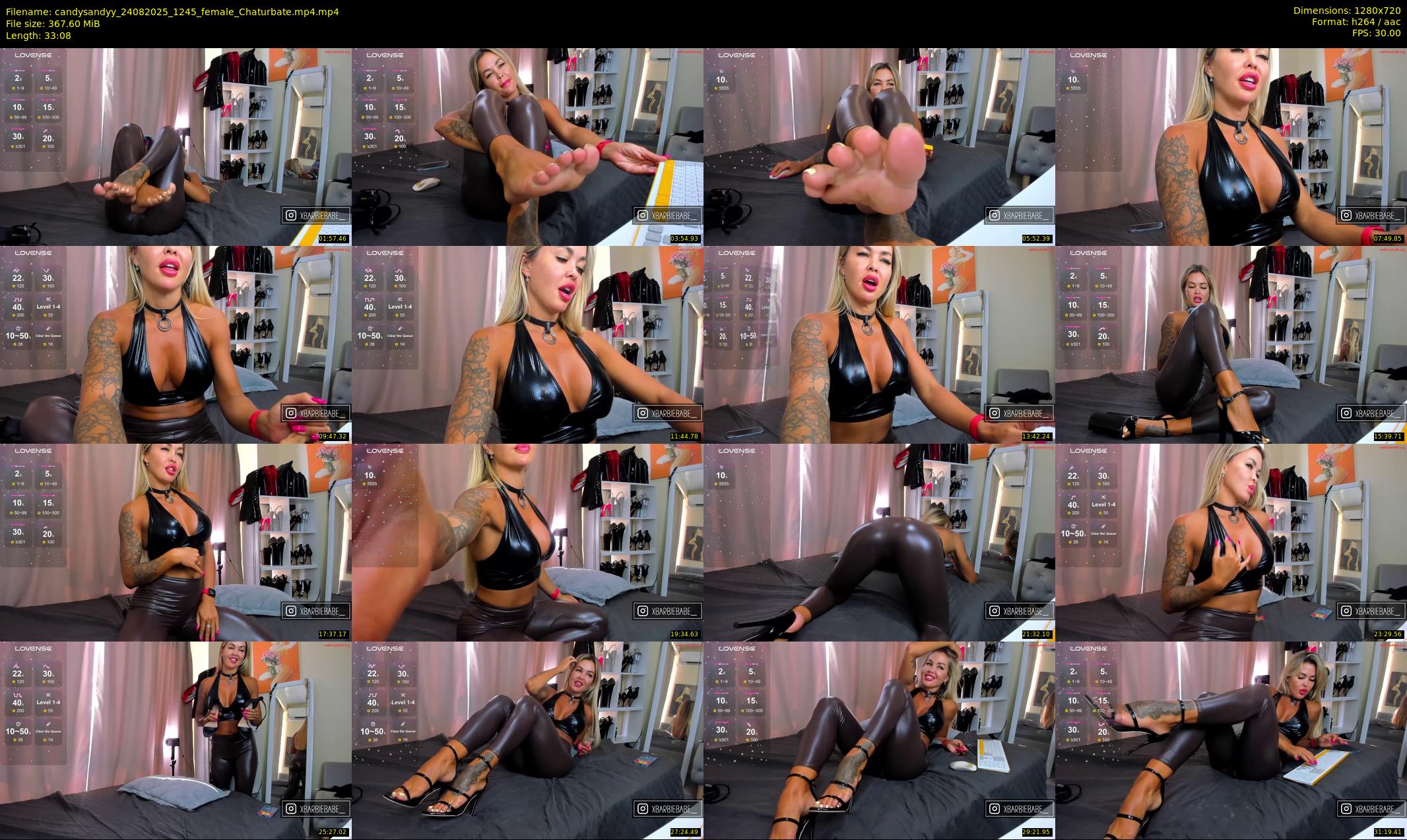 candysandyy — 34 minute Chaturbate female cam show recording, 720p, Aug 24, 2025