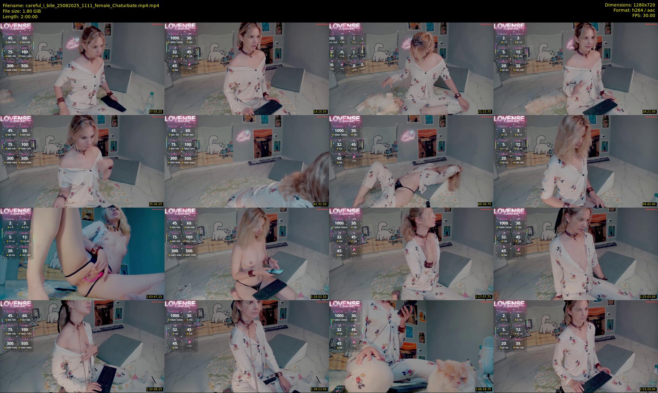 careful_i_bite — 120 minute Chaturbate female cam show recording, 720p, Aug 25, 2025