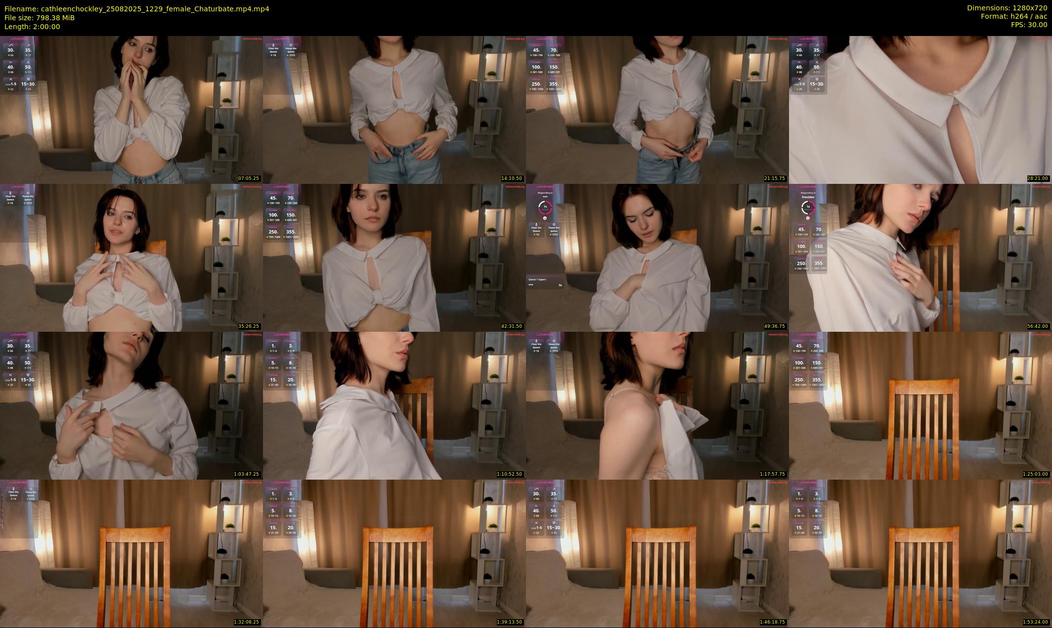 cathleenchockley — 120 minute Chaturbate female cam show recording, 720p, Aug 25, 2025
