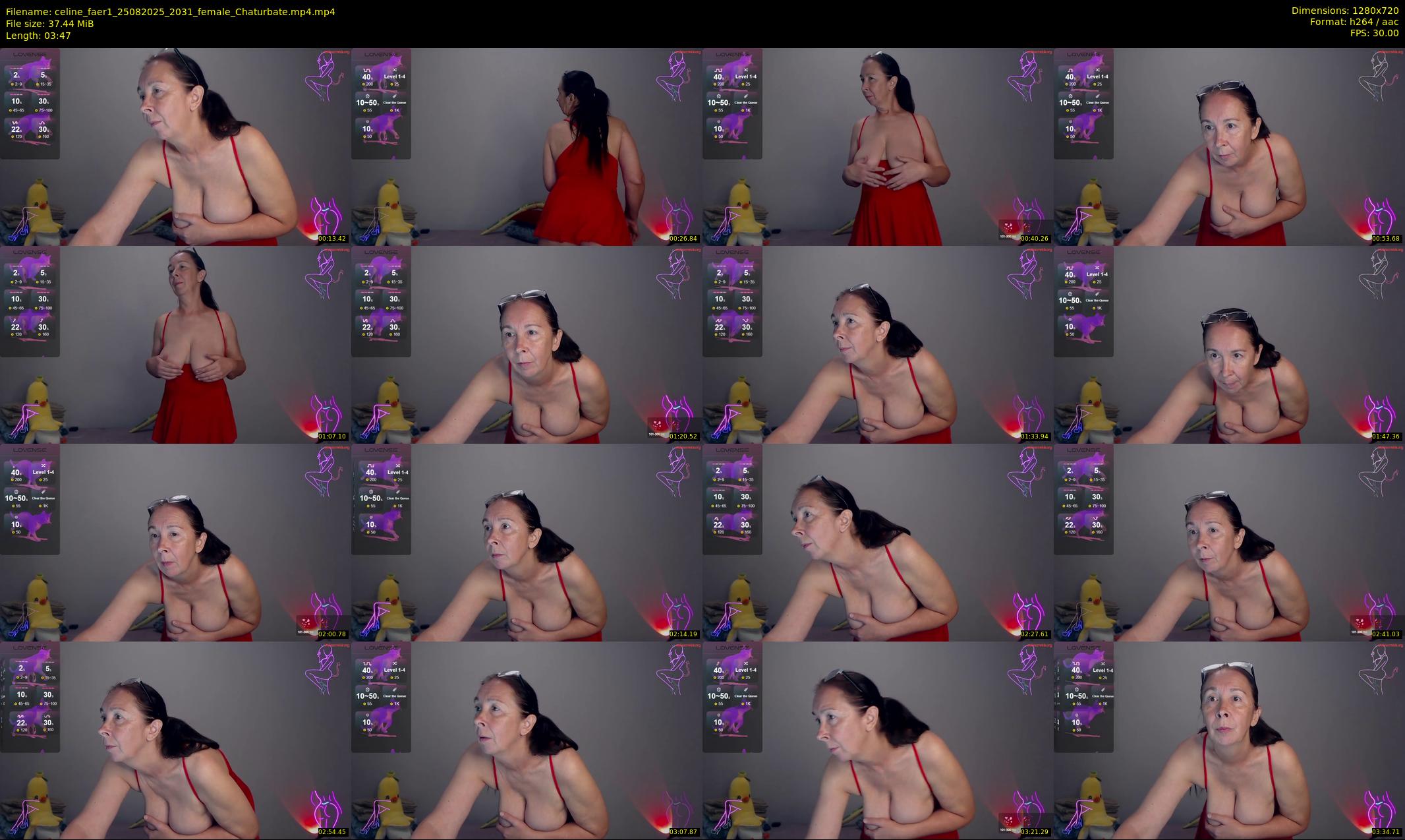 celine_faer1 — 4 minute Chaturbate female cam show recording, 720p, Aug 25, 2025