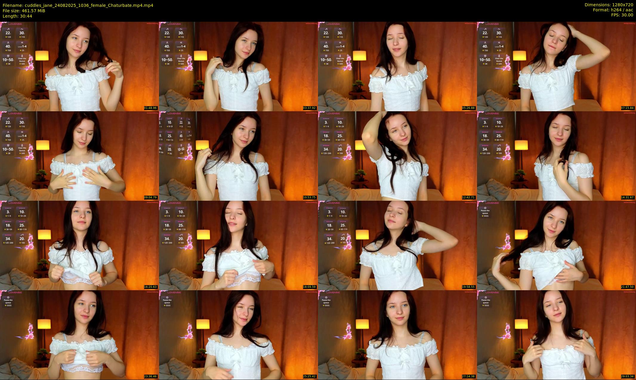 cuddles_jane — 31 minute Chaturbate female cam show recording, 720p, Aug 24, 2025