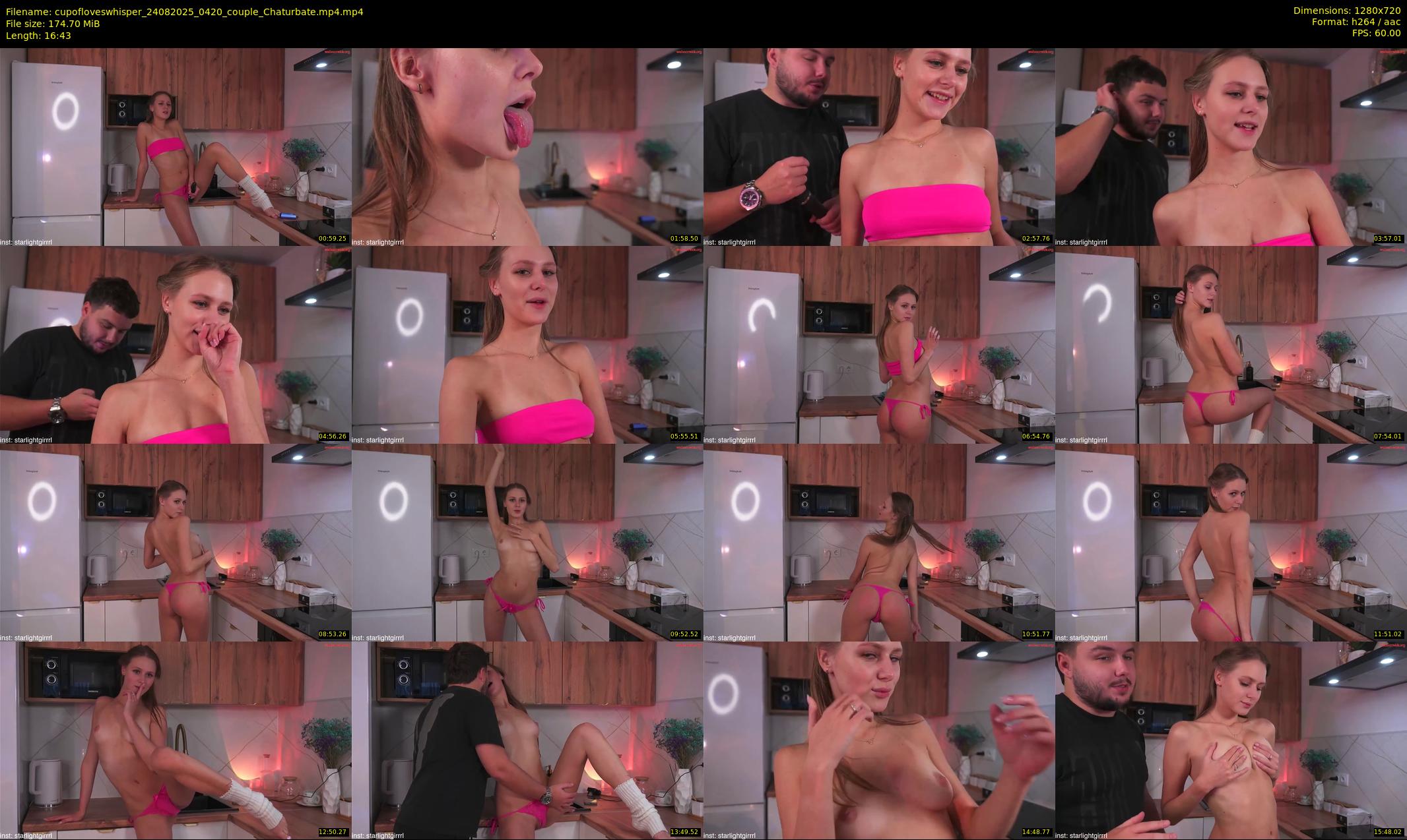 cupofloveswhisper — 17 minute Chaturbate couple cam show recording, 720p, Aug 24, 2025