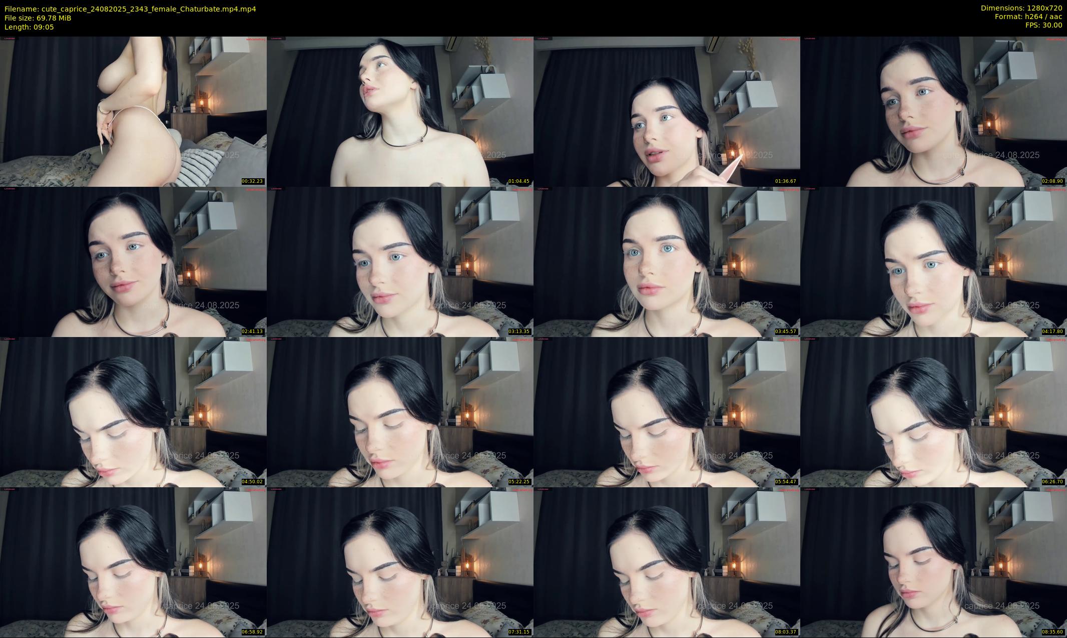 cute_caprice — 10 minute Chaturbate female cam show recording, 720p, Aug 24, 2025