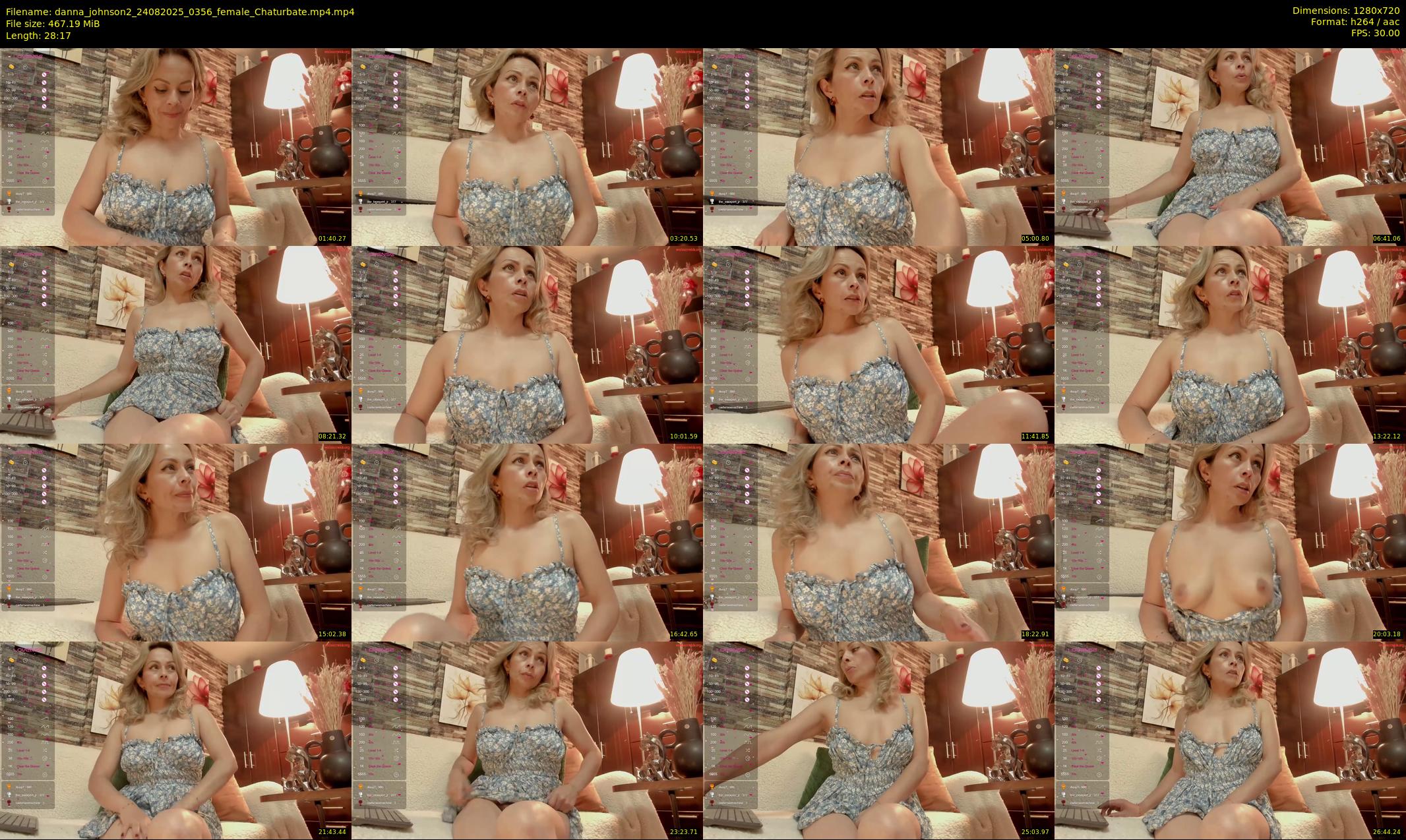 danna_johnson2 — 29 minute Chaturbate female cam show recording, 720p, Aug 24, 2025
