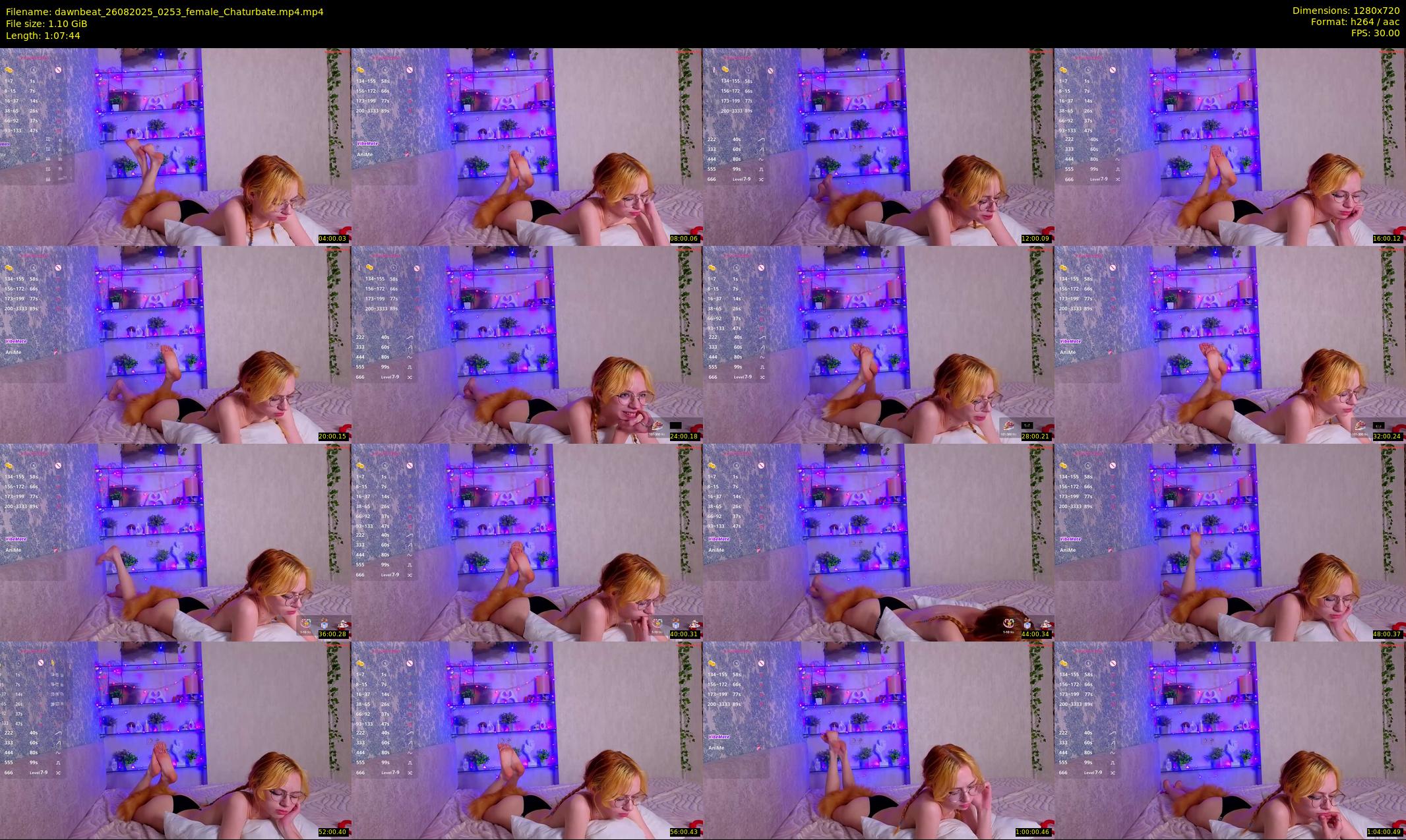 dawnbeat — 68 minute Chaturbate female cam show recording, 720p, Aug 26, 2025