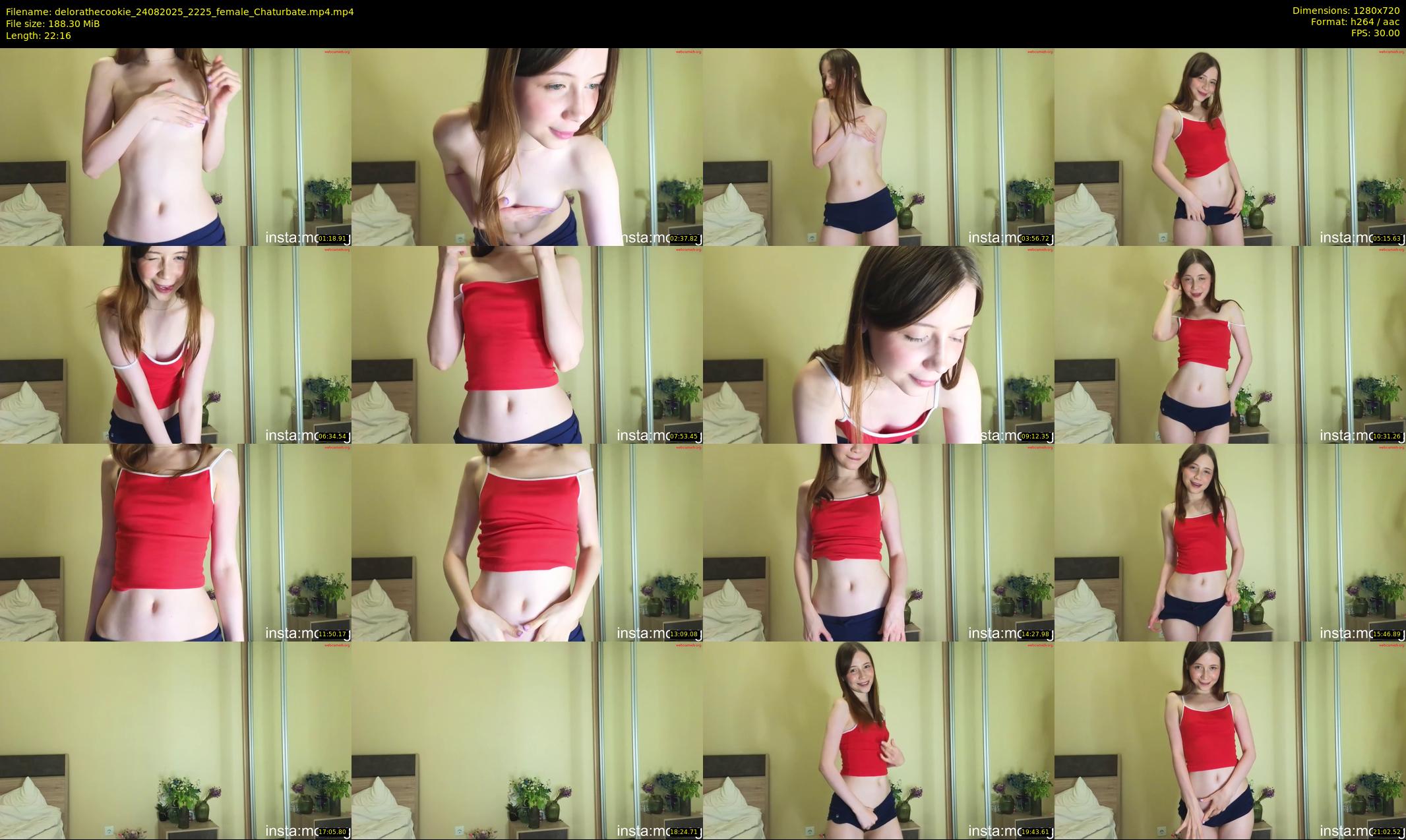 delorathecookie — 23 minute Chaturbate female cam show recording, 720p, Aug 24, 2025
