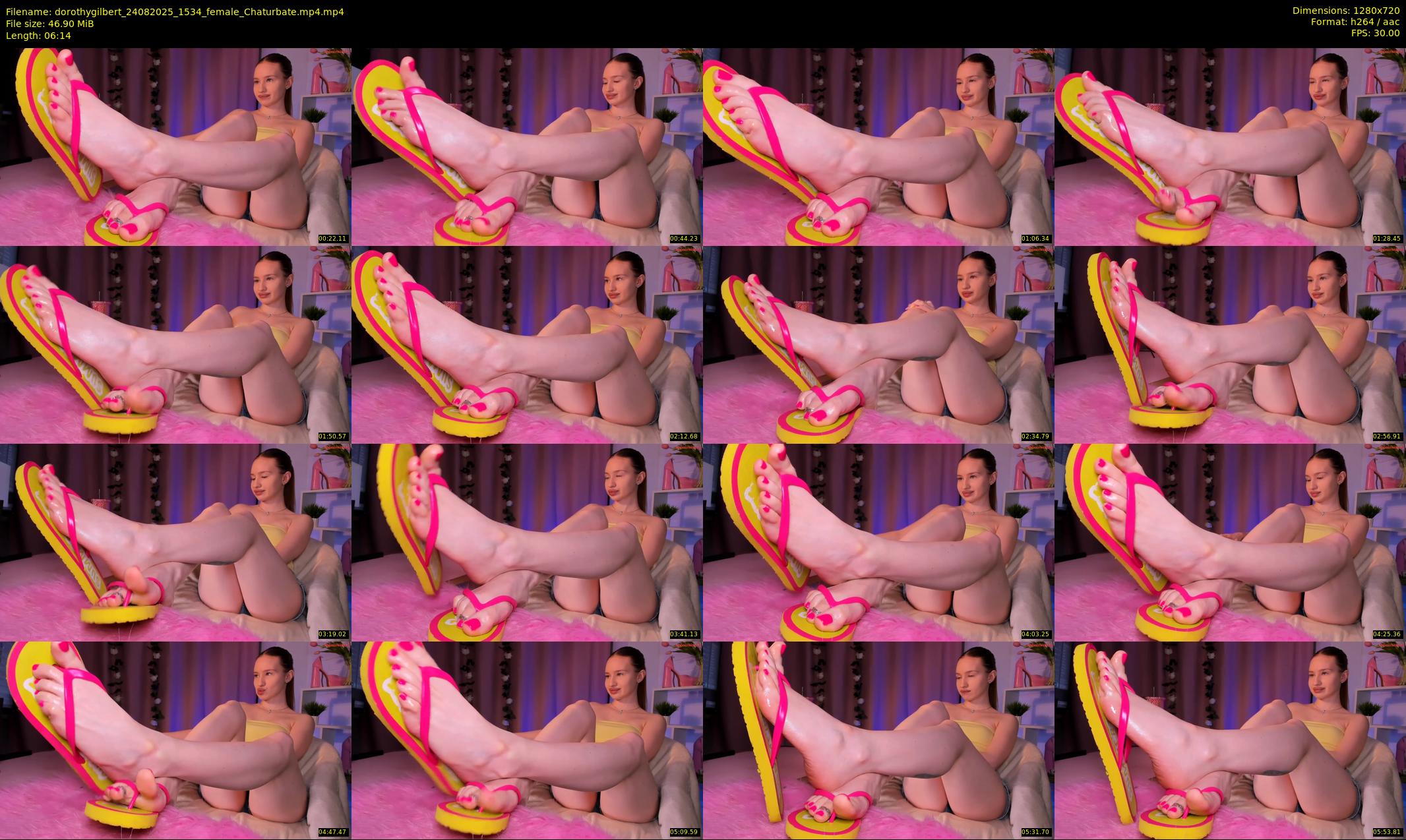 dorothygilbert — 7 minute Chaturbate female cam show recording, 720p, Aug 24, 2025
