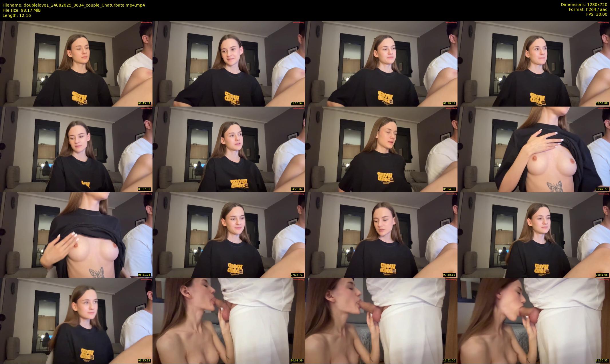 doublelove1 — 13 minute Chaturbate couple cam show recording, 720p, Aug 24, 2025