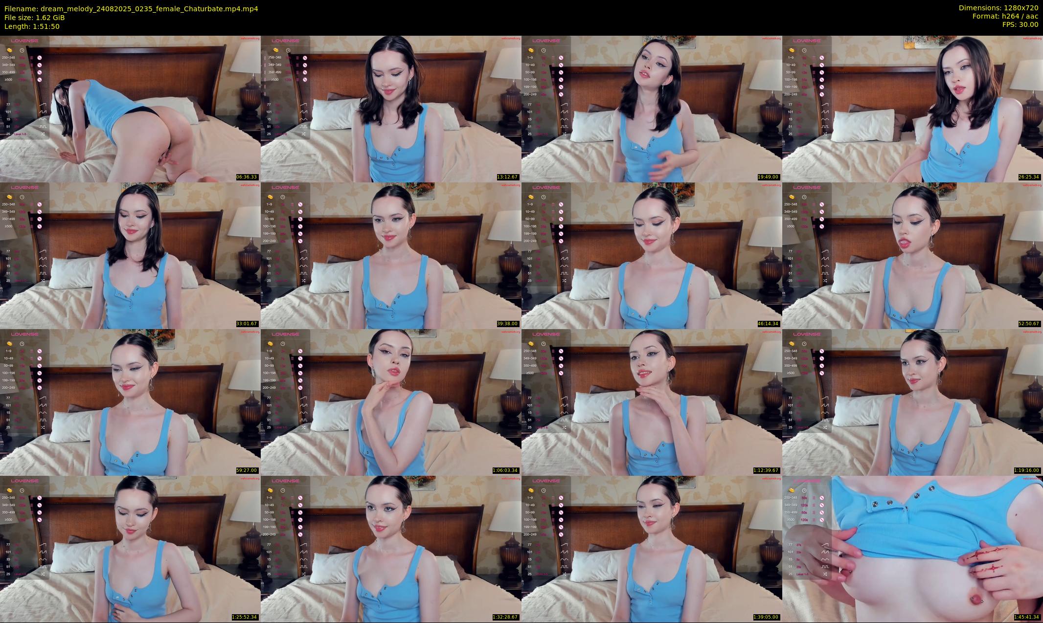 dream_melody — 112 minute Chaturbate female cam show recording, 720p, Aug 24, 2025