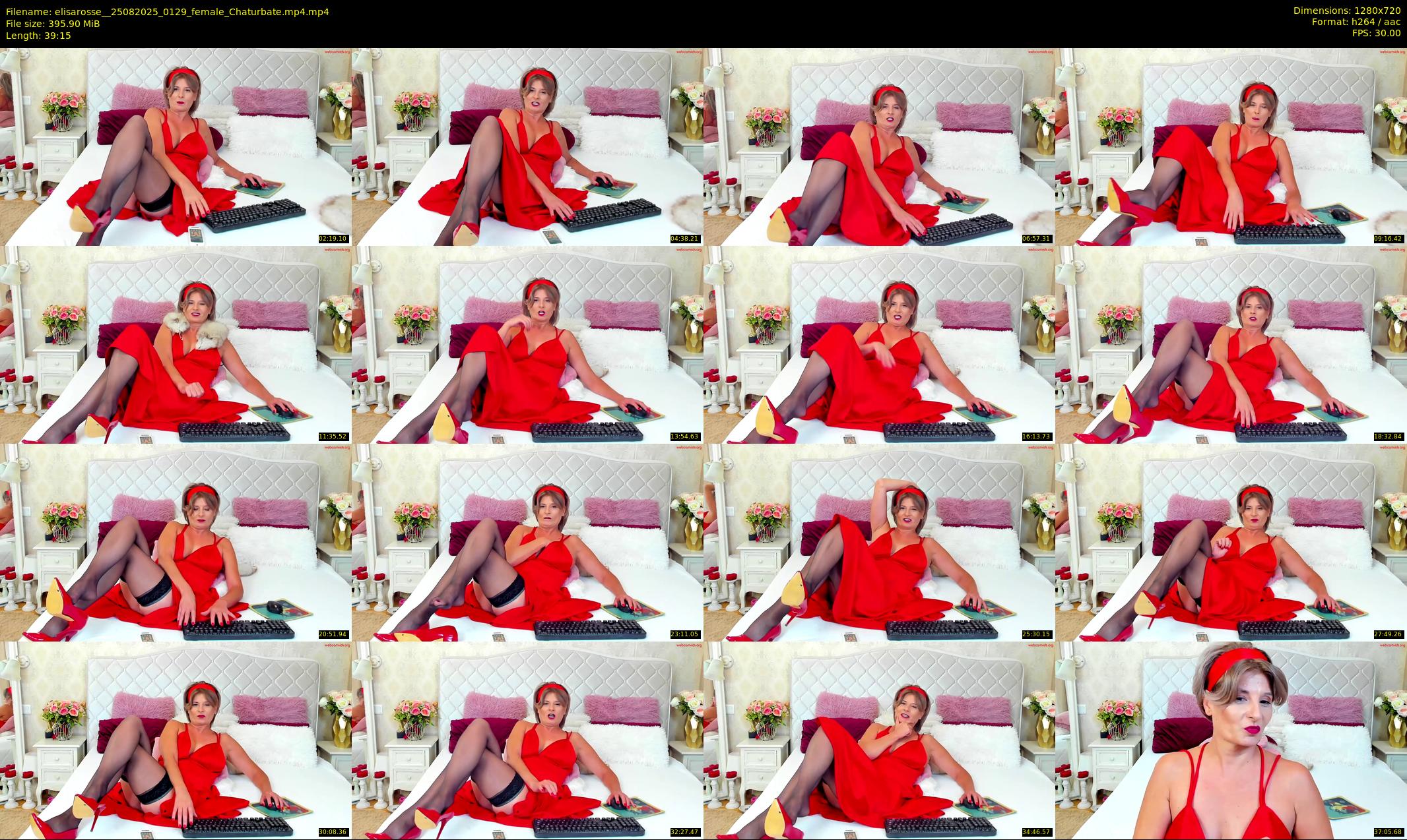 elisarosse_ — 40 minute Chaturbate female cam show recording, 720p, Aug 25, 2025