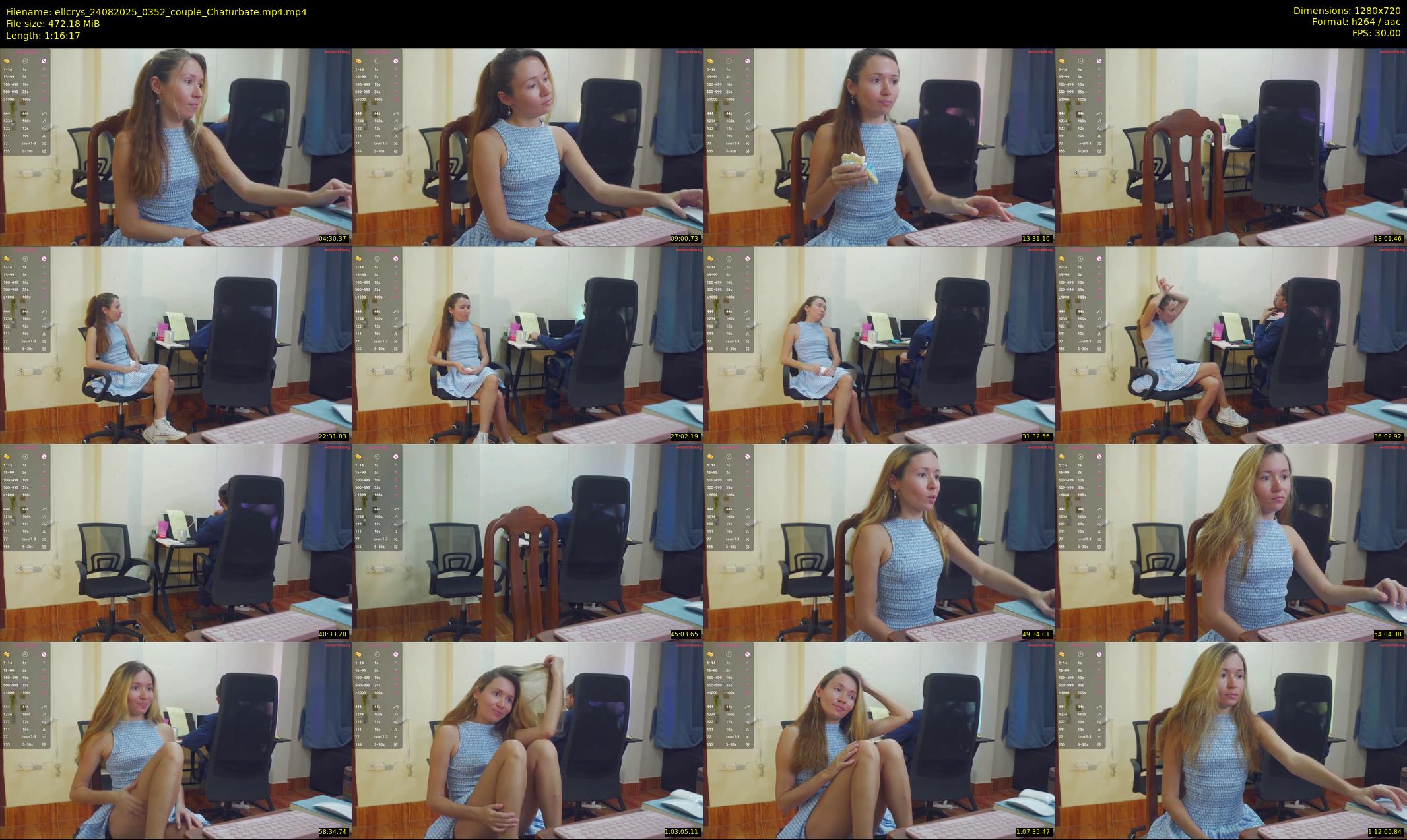 ellcrys — 77 minute Chaturbate couple cam show recording, 720p, Aug 24, 2025
