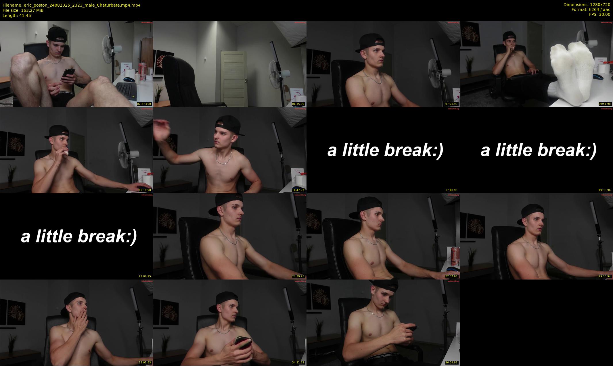 eric_poston — 42 minute Chaturbate male cam show recording, 720p, Aug 24, 2025