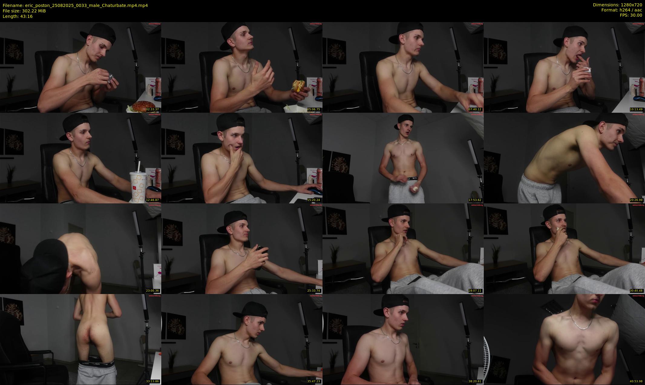 eric_poston — 44 minute Chaturbate male cam show recording, 720p, Aug 25, 2025