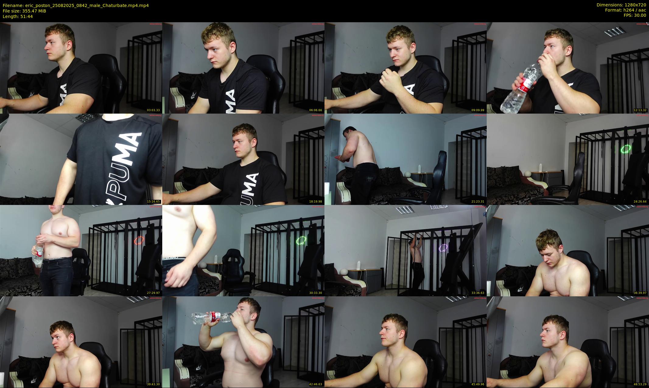 eric_poston — 52 minute Chaturbate male cam show recording, 720p, Aug 25, 2025
