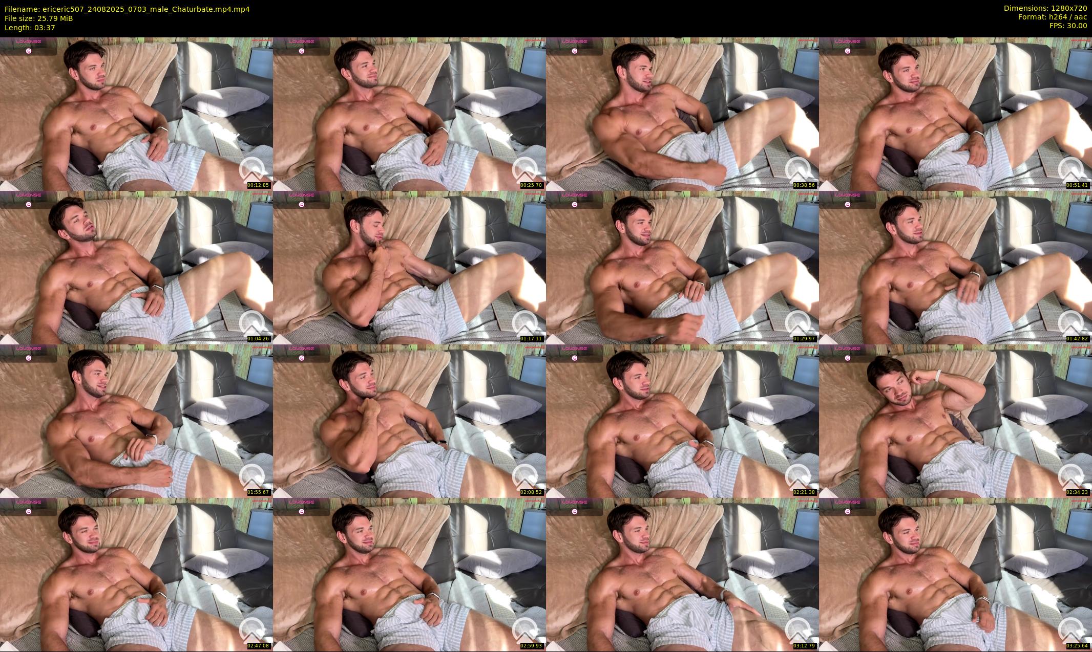 ericeric507 — 4 minute Chaturbate male cam show recording, 720p, Aug 24, 2025