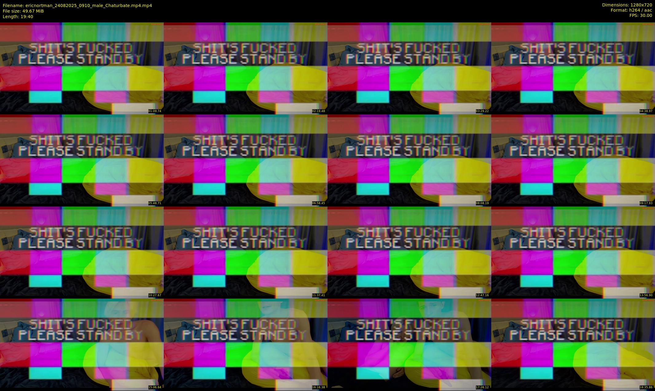 ericnortman — 20 minute Chaturbate male cam show recording, 720p, Aug 24, 2025