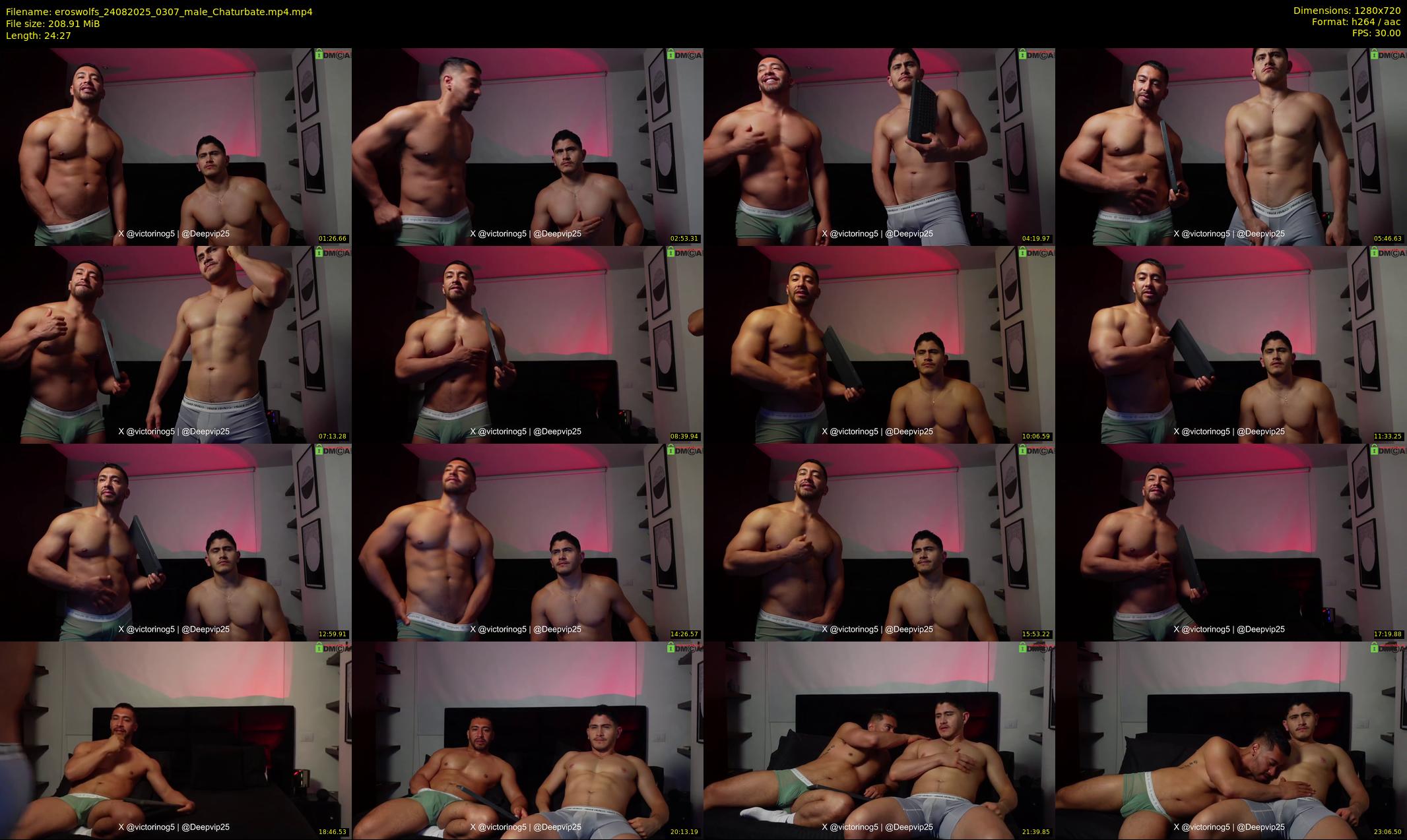 eroswolfs — 25 minute Chaturbate male cam show recording, 720p, Aug 24, 2025
