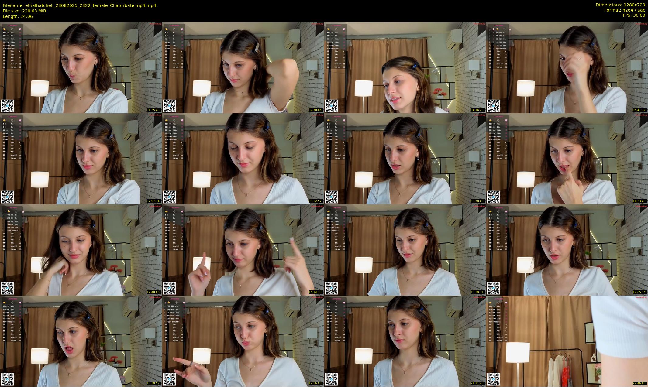 ethalhatchell — 25 minute Chaturbate female cam show recording, 720p, Aug 23, 2025