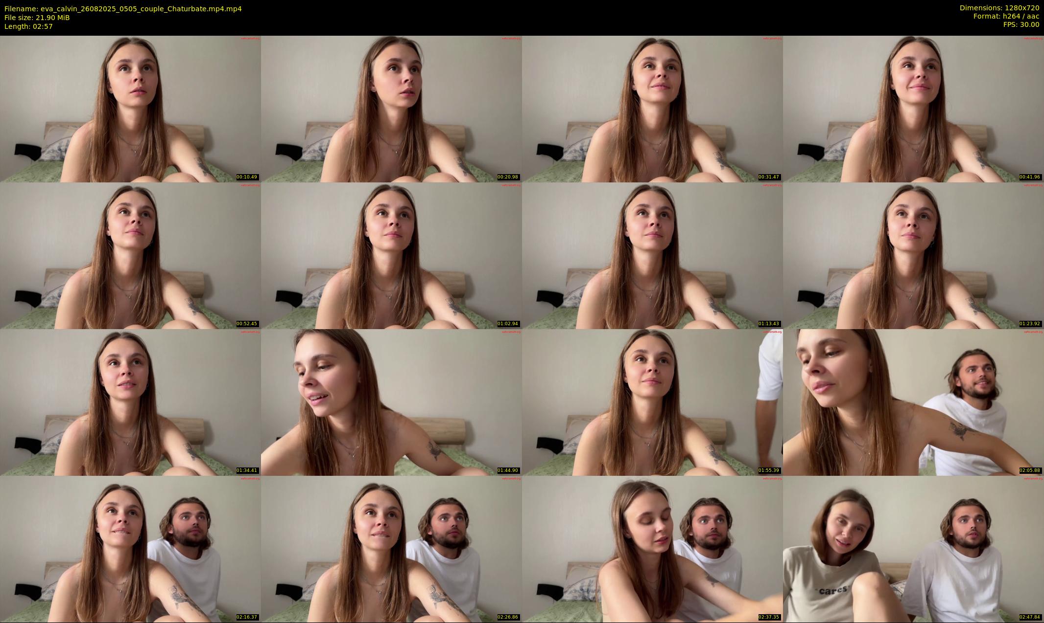 eva_calvin — 3 minute Chaturbate couple cam show recording, 720p, Aug 26, 2025