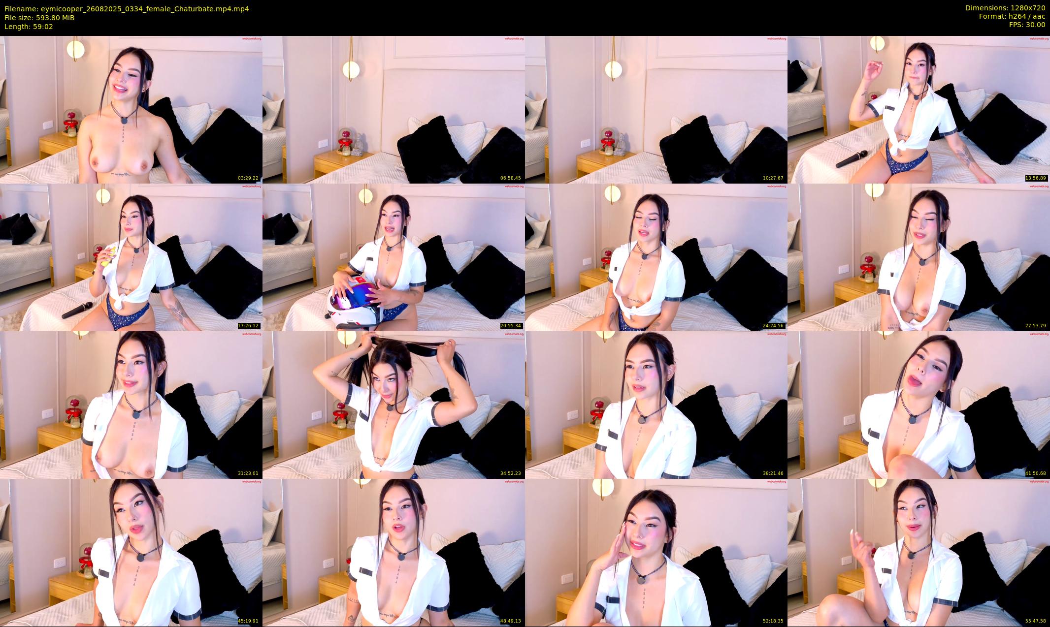 eymicooper — 60 minute Chaturbate female cam show recording, 720p, Aug 26, 2025