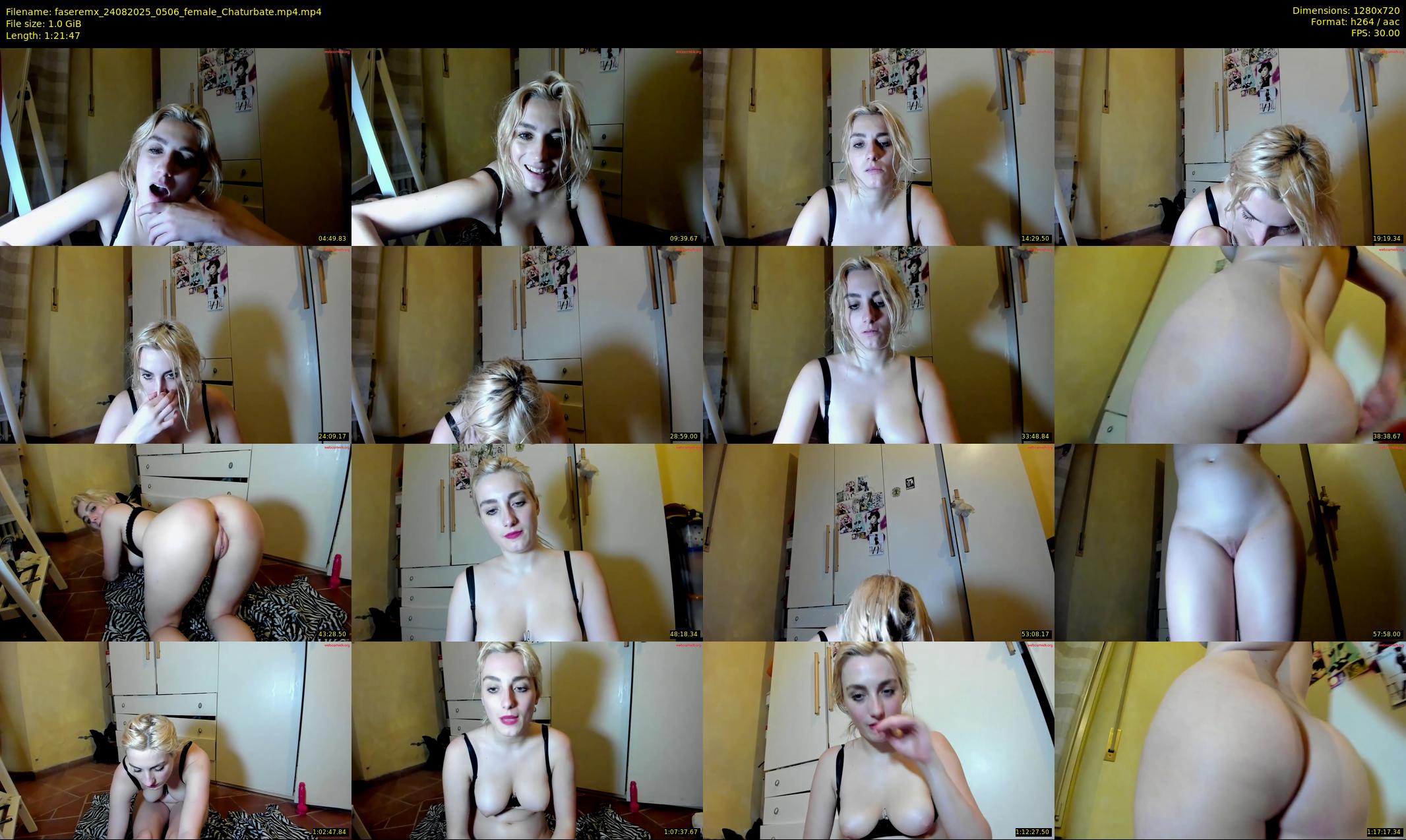 faseremx — 82 minute Chaturbate female cam show recording, 720p, Aug 24, 2025