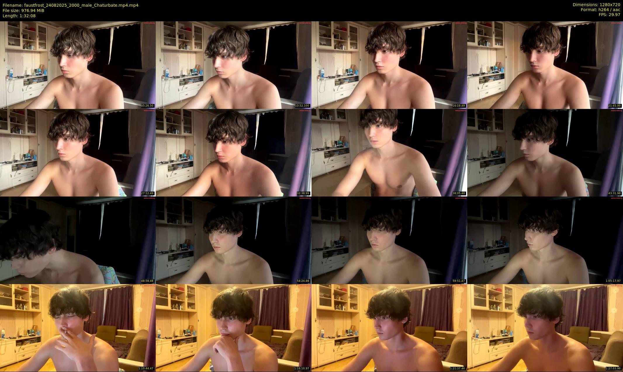 faustfrost — 93 minute Chaturbate male cam show recording, 720p, Aug 24, 2025