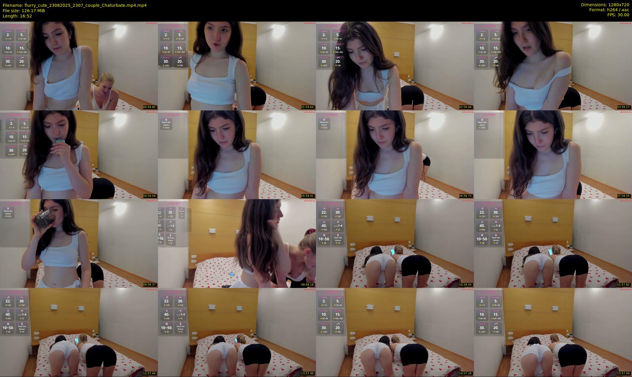 flurry_cute — 17 minute Chaturbate couple cam show recording, 720p, Aug 23, 2025