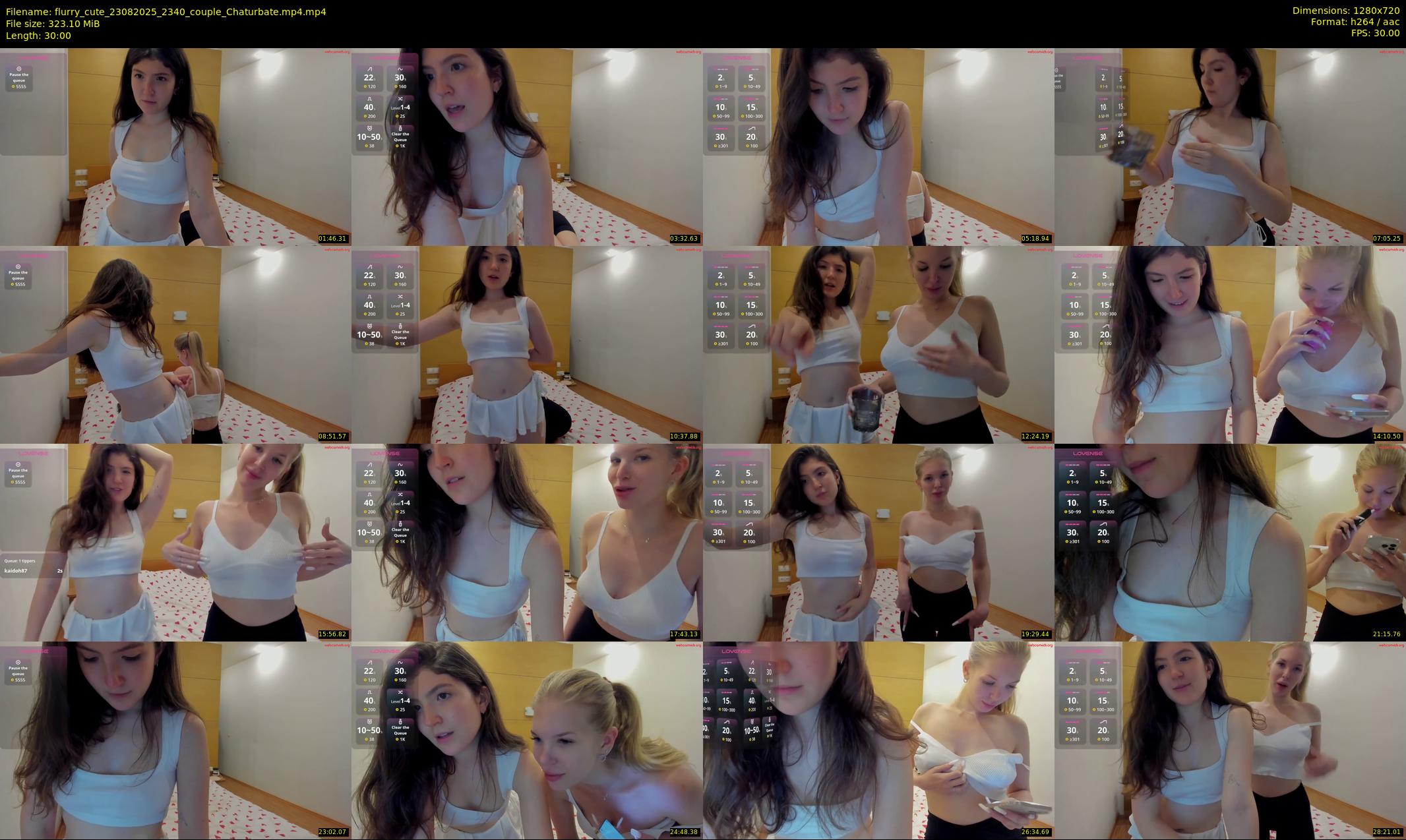 flurry_cute — 30 minute Chaturbate couple cam show recording, 720p, Aug 23, 2025