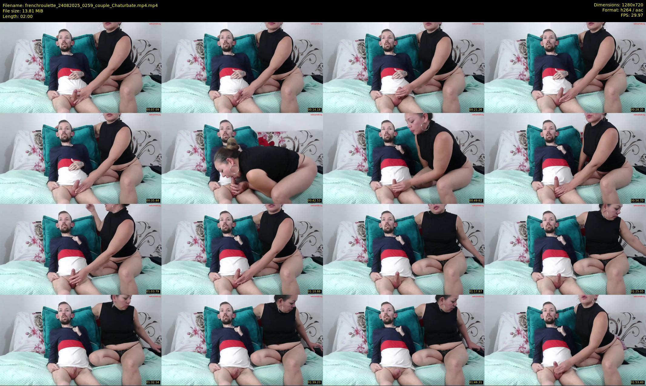 frenchroulette — 2 minute Chaturbate couple cam show recording, 720p, Aug 24, 2025