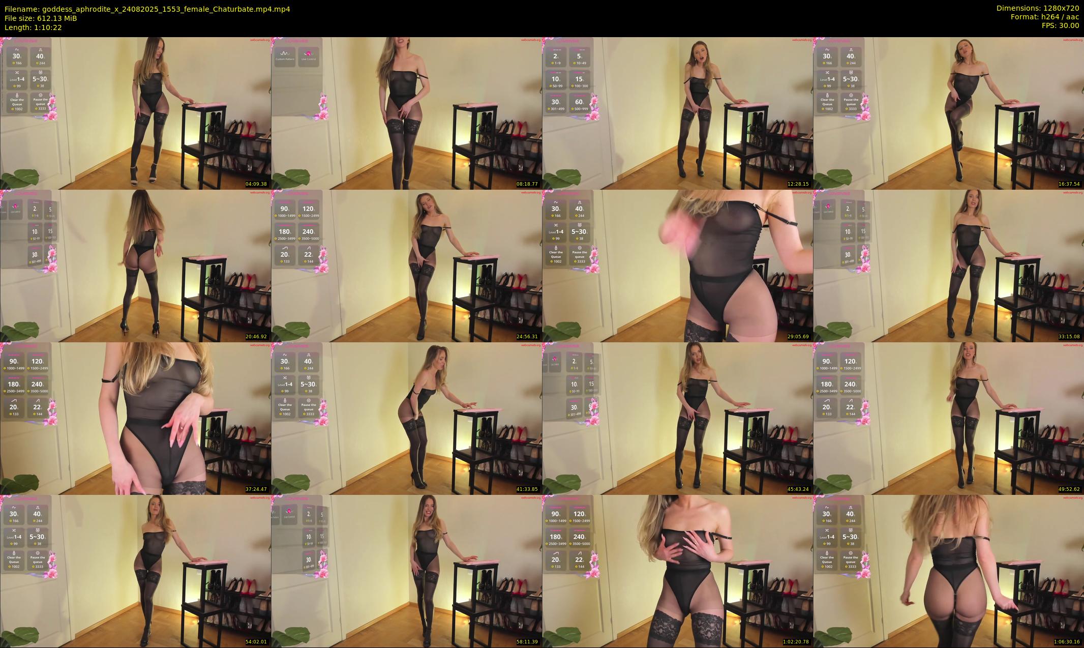 goddess_aphrodite_x — 71 minute Chaturbate female cam show recording, 720p, Aug 24, 2025