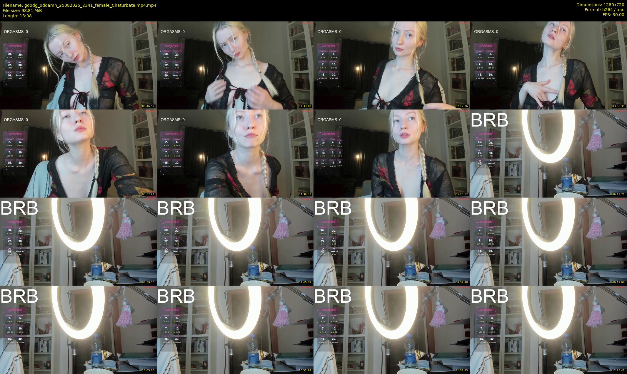 goodg_oddamn — 14 minute Chaturbate female cam show recording, 720p, Aug 25, 2025