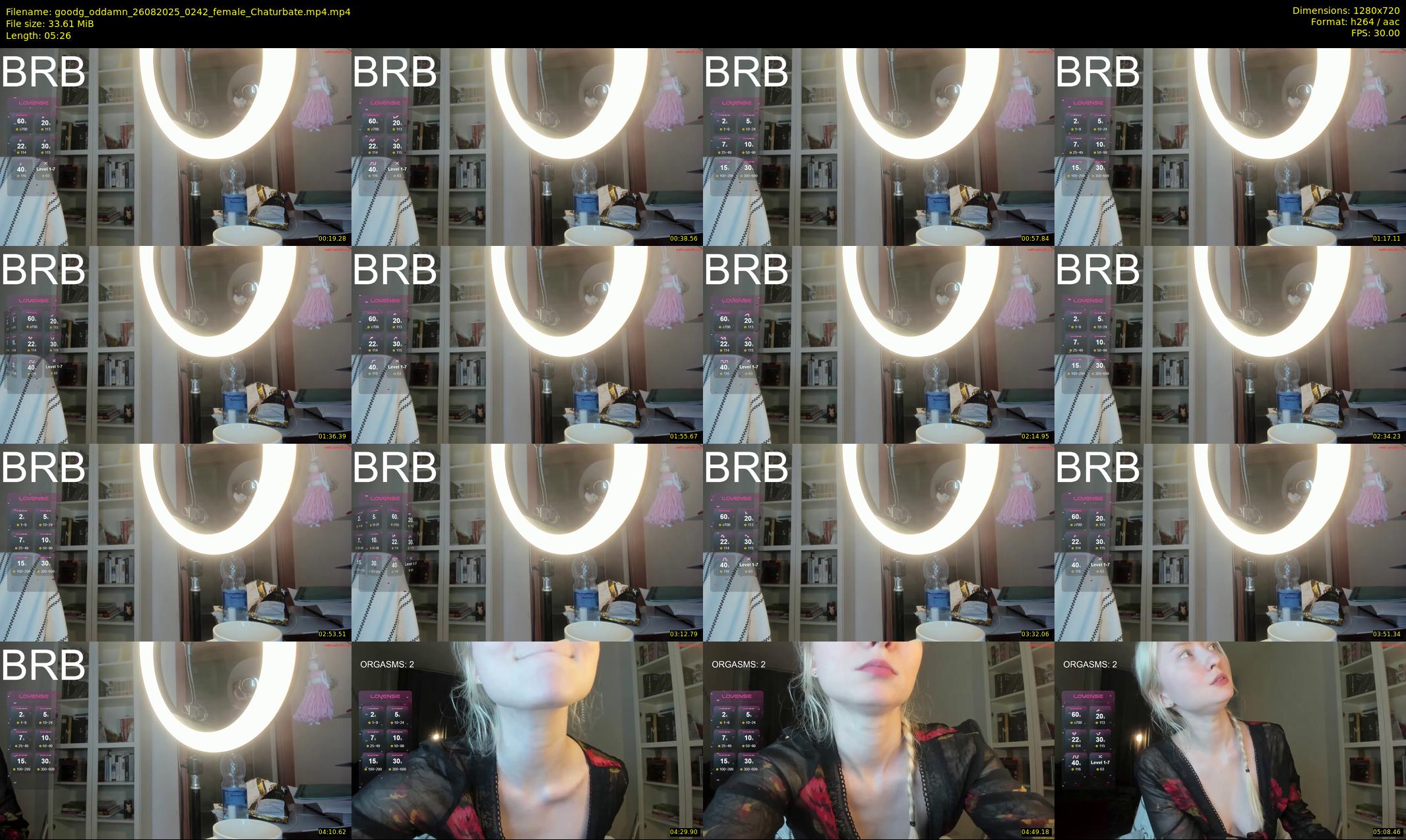 goodg_oddamn — 6 minute Chaturbate female cam show recording, 720p, Aug 26, 2025