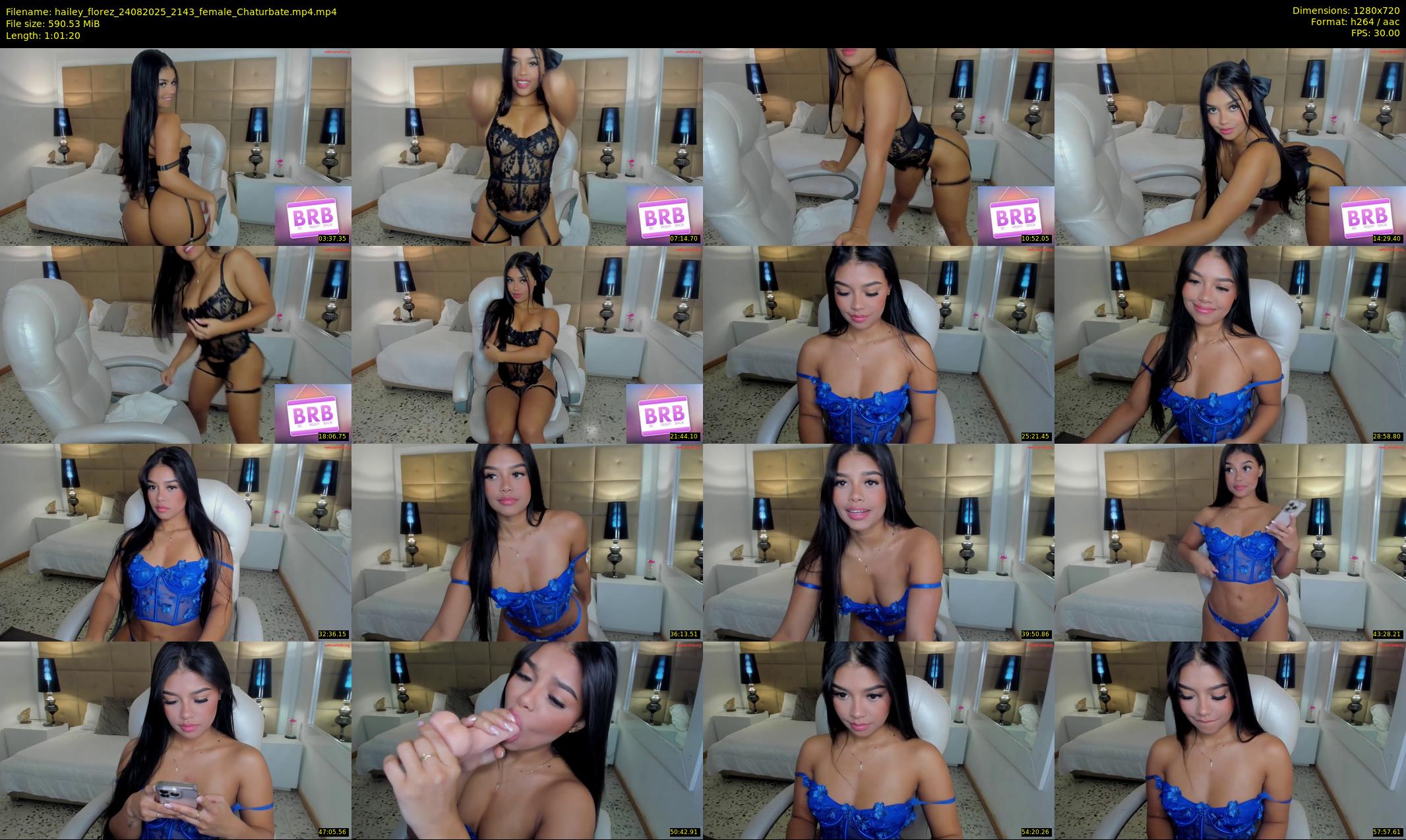 hailey_florez — 62 minute Chaturbate female cam show recording, 720p, Aug 24, 2025