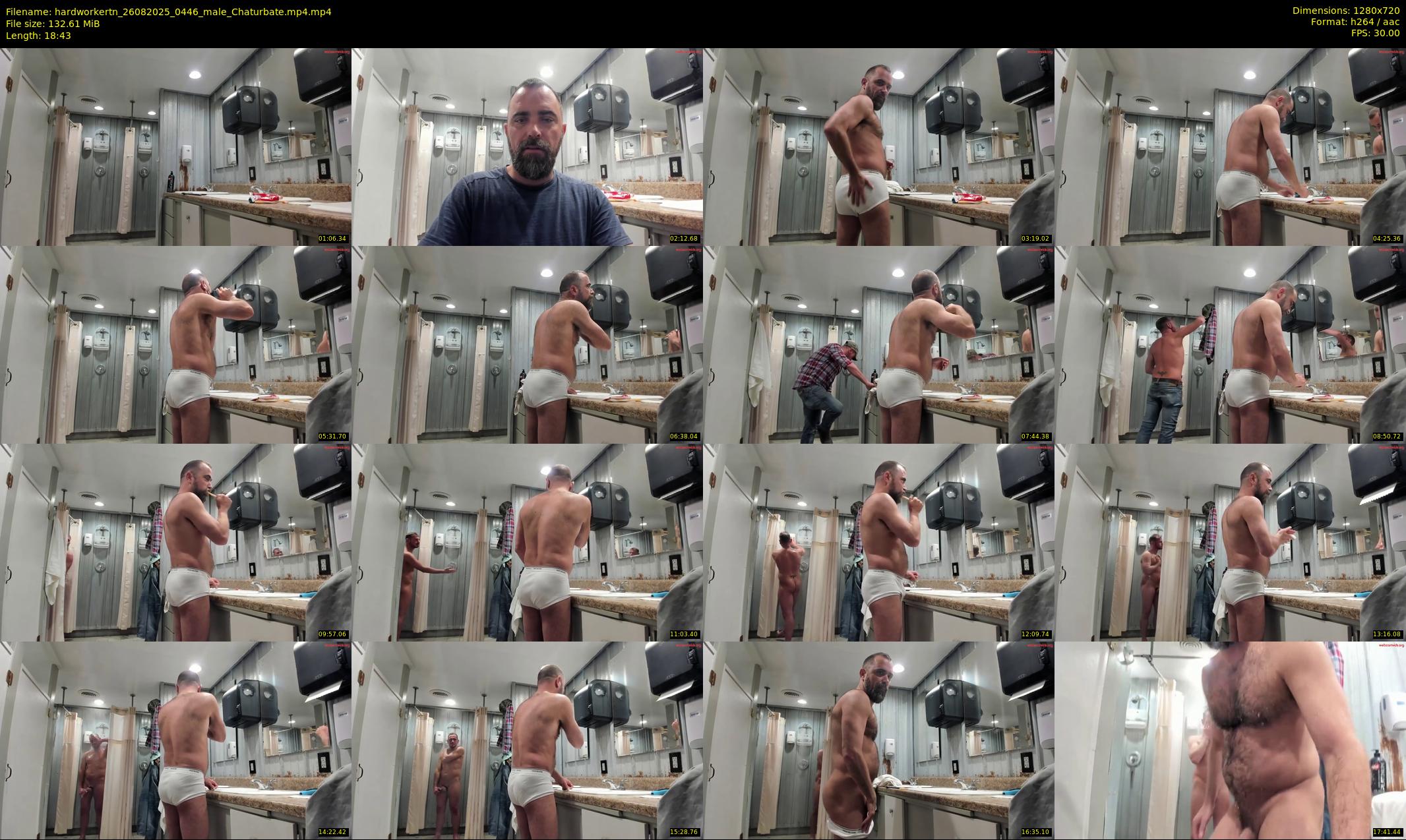 hardworkertn — 19 minute Chaturbate male cam show recording, 720p, Aug 26, 2025