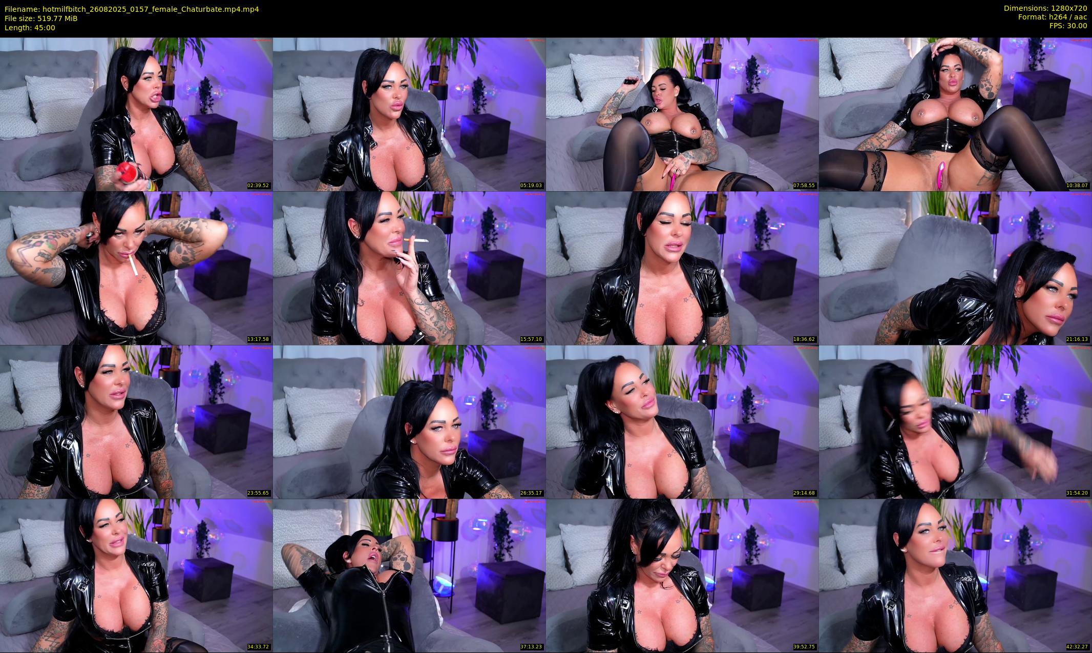 hotmilfbitch — 45 minute Chaturbate female cam show recording, 720p, Aug 26, 2025