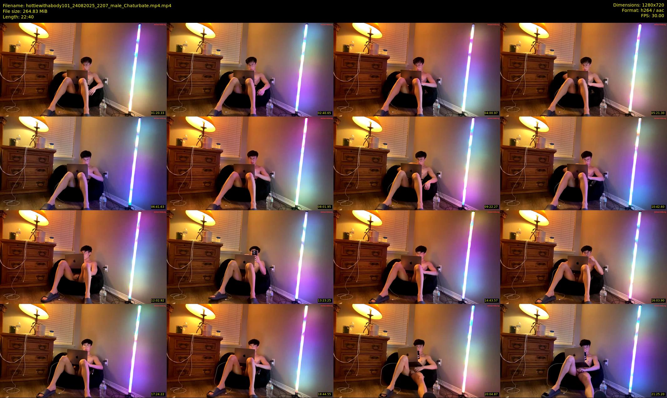 hottiewithabody101 — 23 minute Chaturbate male cam show recording, 720p, Aug 24, 2025