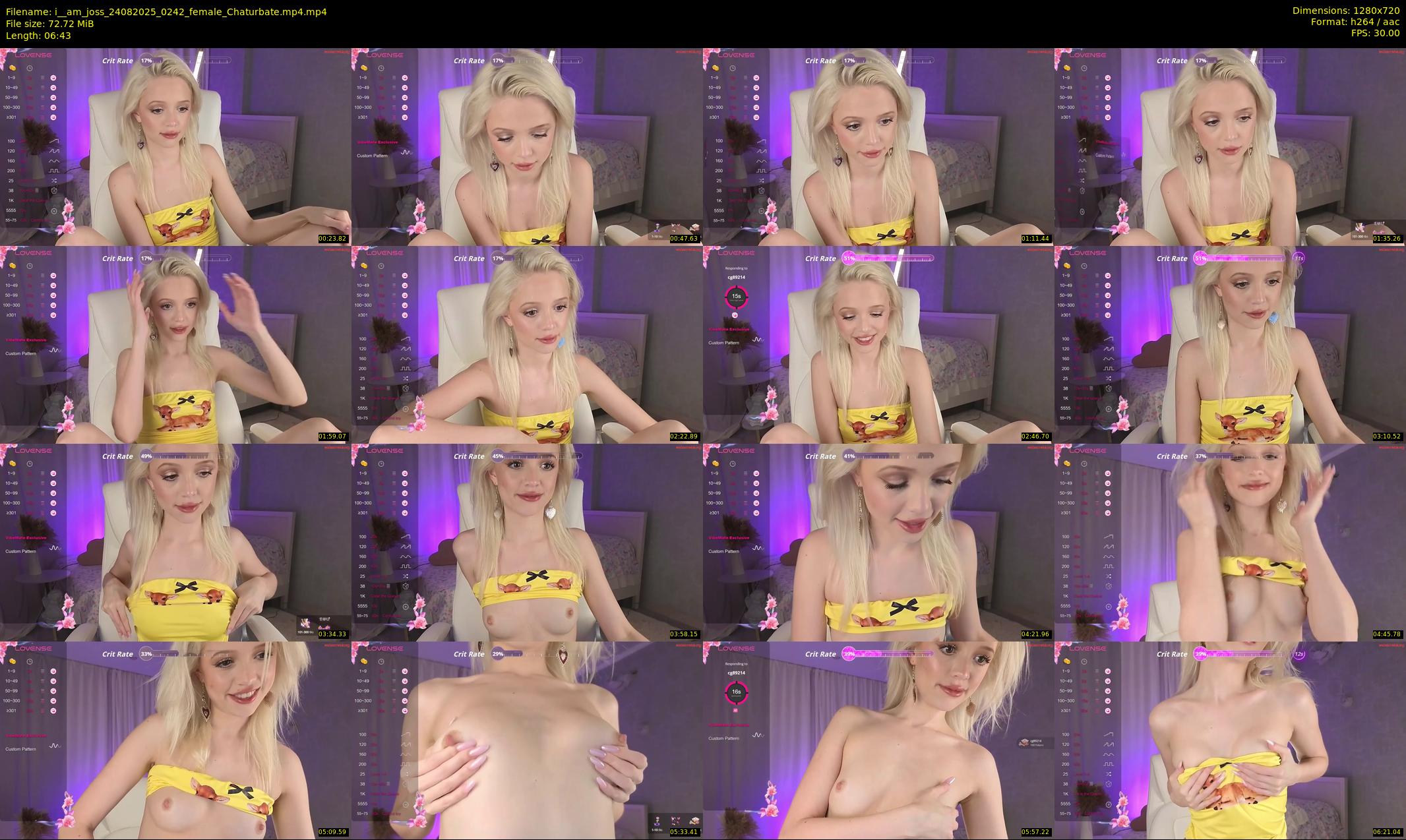 i__am_joss — 7 minute Chaturbate female cam show recording, 720p, Aug 24, 2025