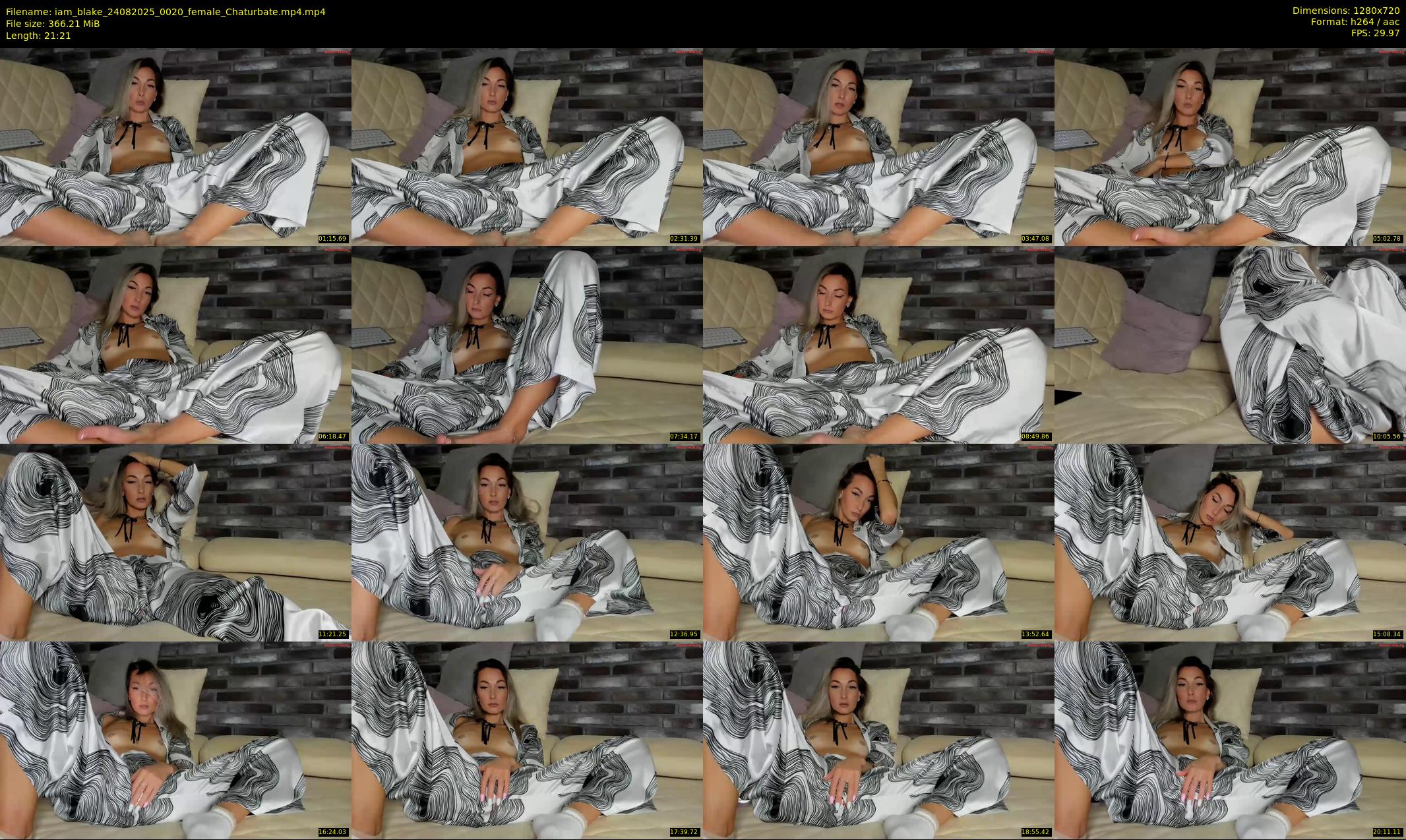 iam_blake — 22 minute Chaturbate female cam show recording, 720p, Aug 24, 2025