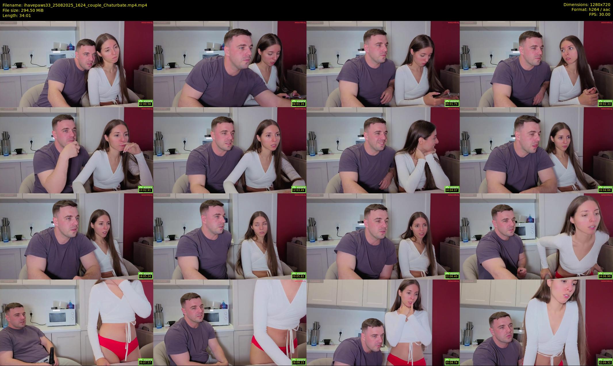 ihavepaws33 — 35 minute Chaturbate couple cam show recording, 720p, Aug 25, 2025