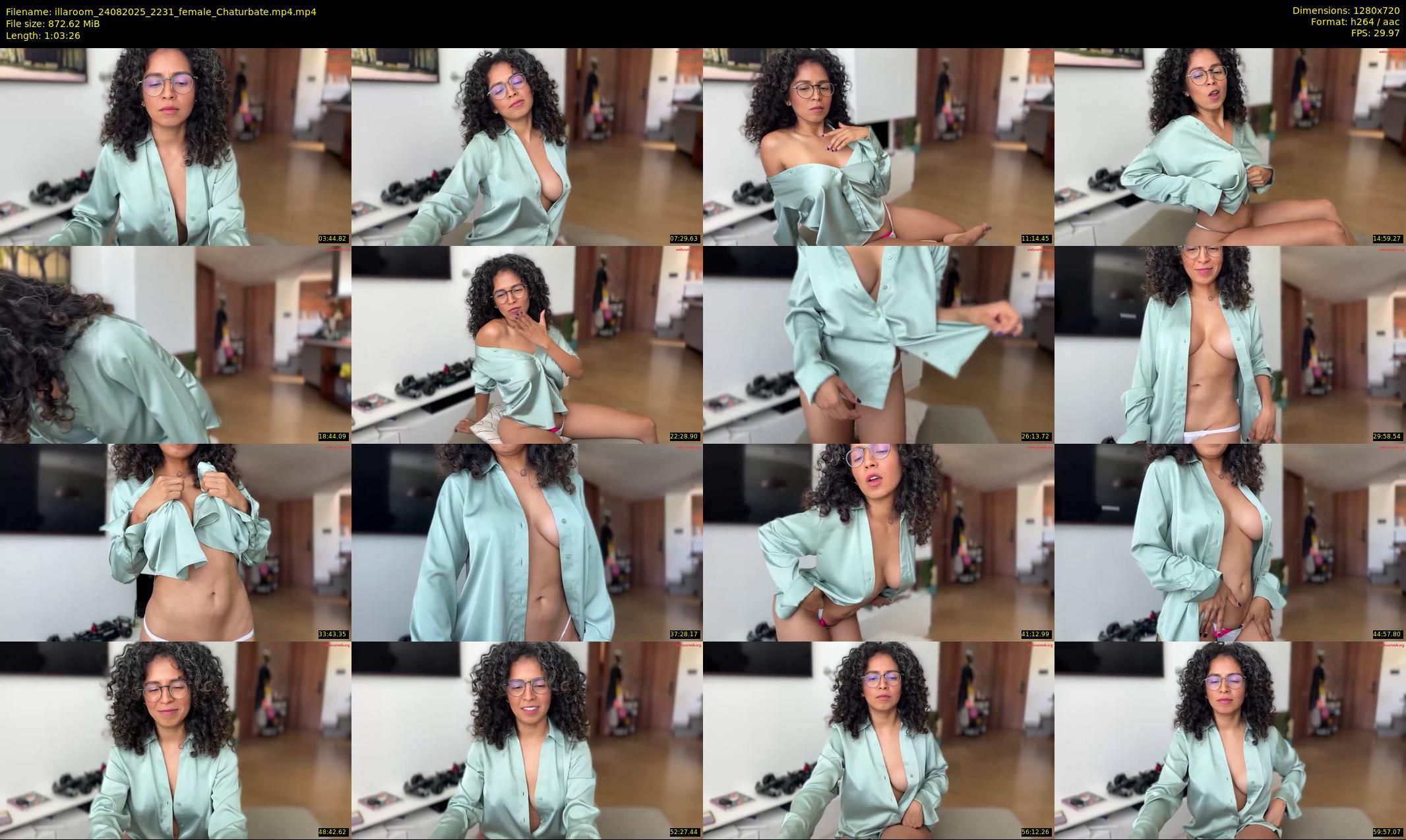 illaroom — 64 minute Chaturbate female cam show recording, 720p, Aug 24, 2025