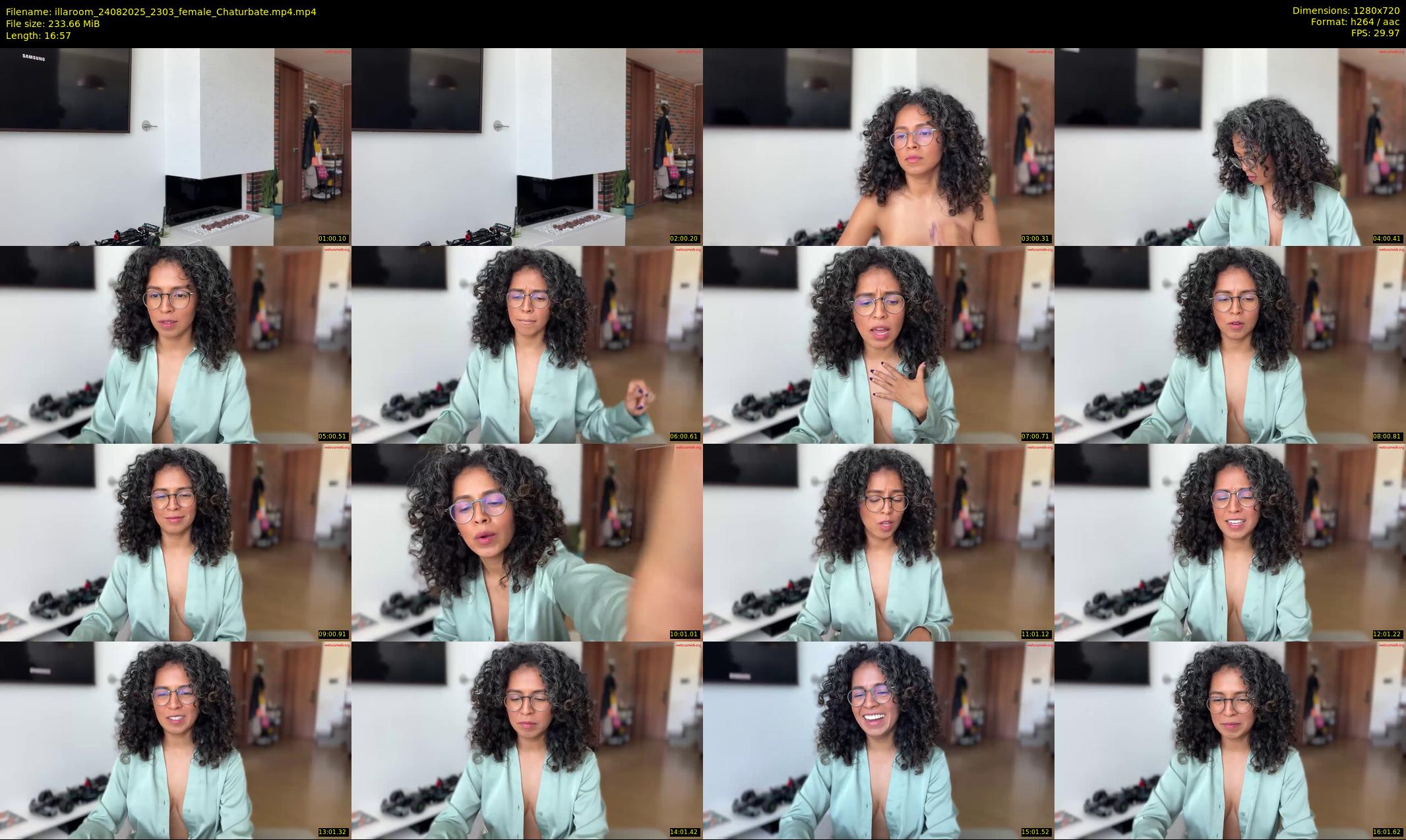 illaroom — 17 minute Chaturbate female cam show recording, 720p, Aug 24, 2025