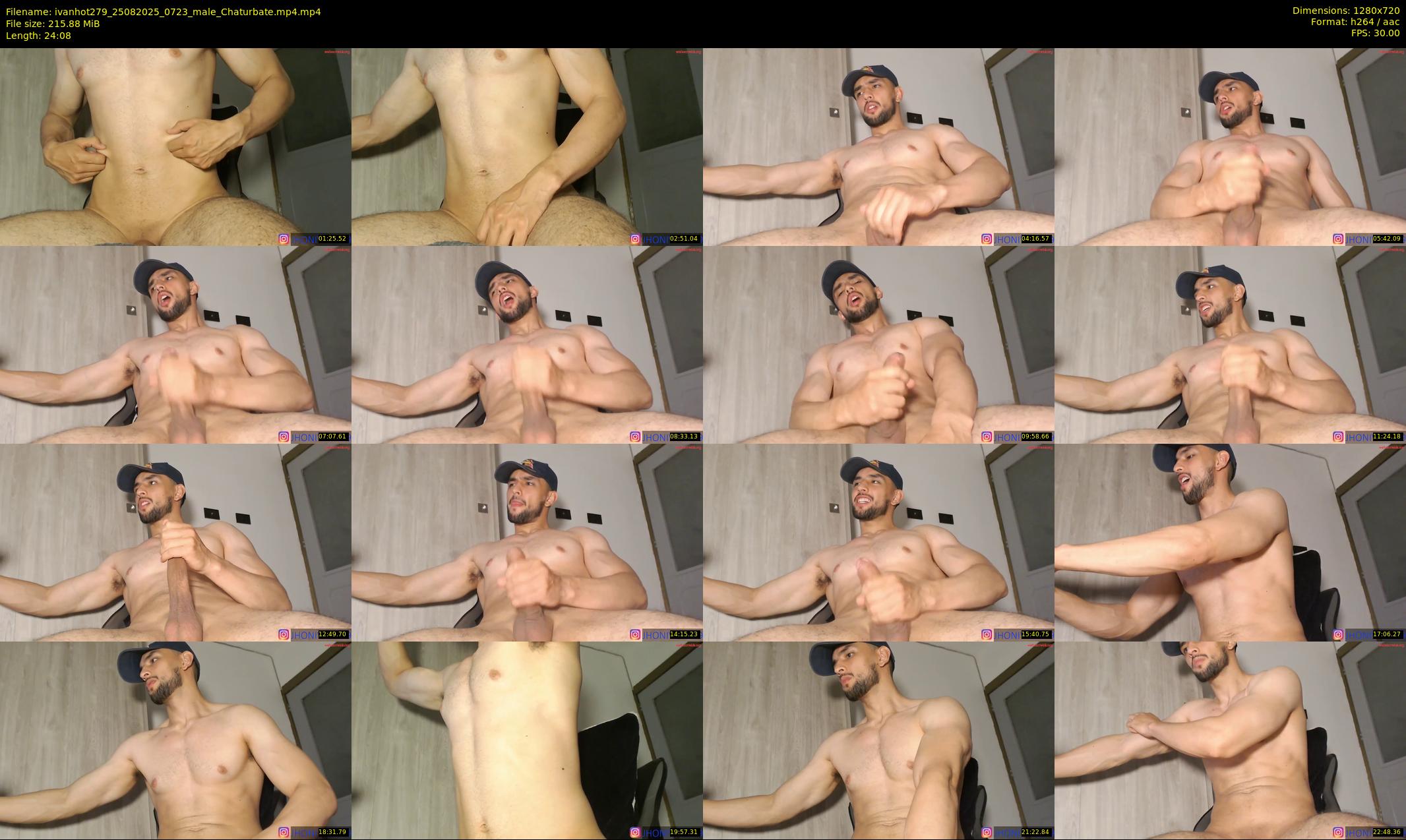 ivanhot279 — 25 minute Chaturbate male cam show recording, 720p, Aug 25, 2025