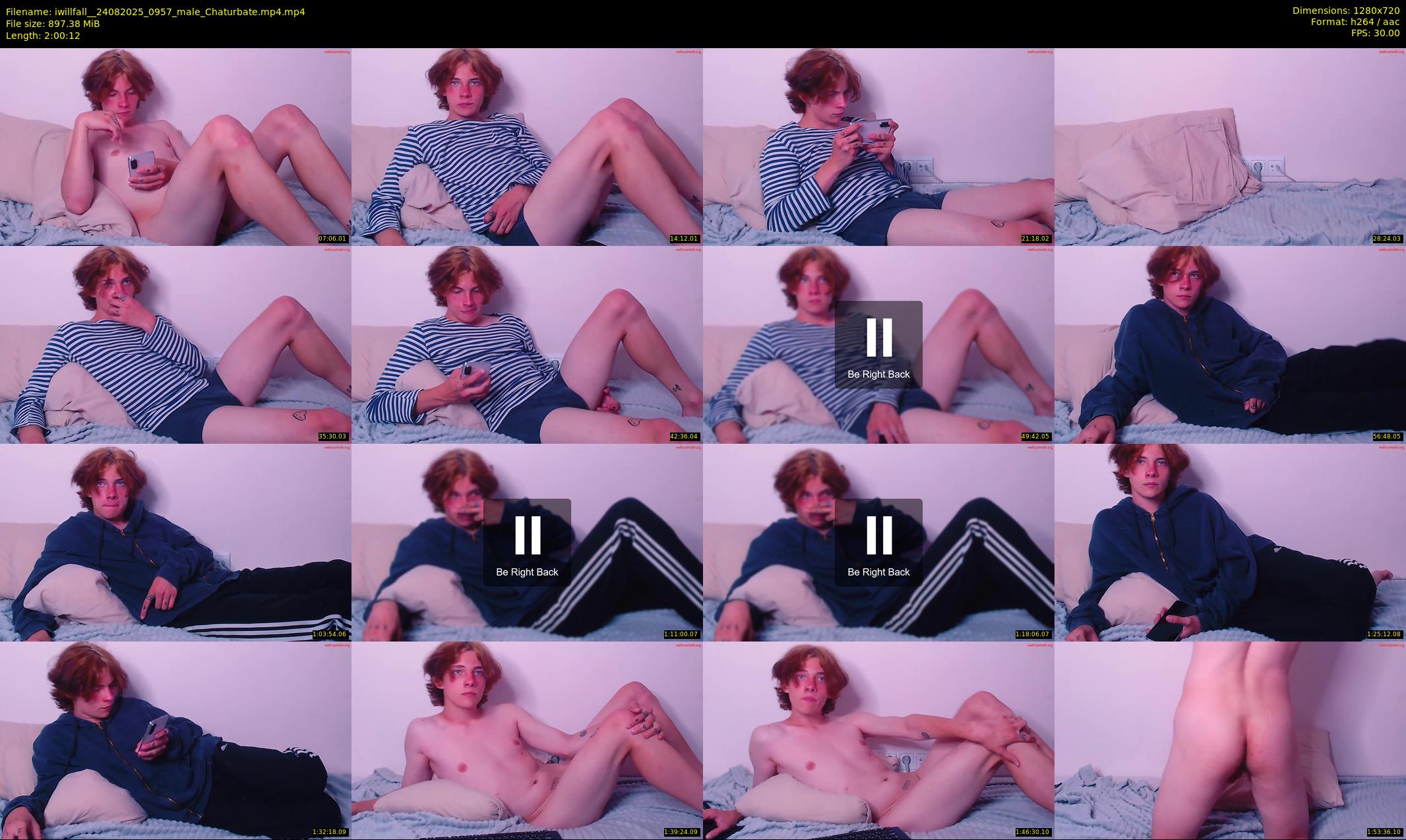 iwillfall_ — 121 minute Chaturbate male cam show recording, 720p, Aug 24, 2025