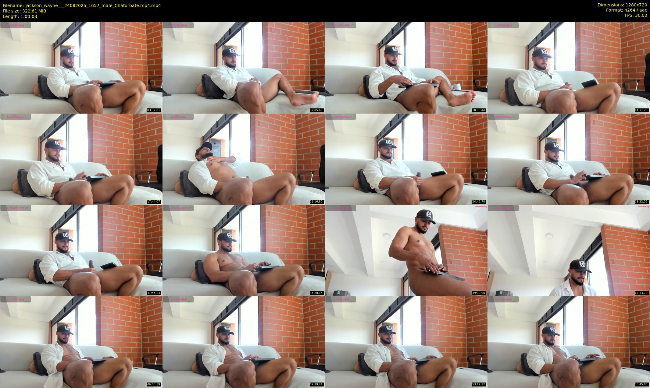 jackson_wayne__ — 61 minute Chaturbate male cam show recording, 720p, Aug 24, 2025