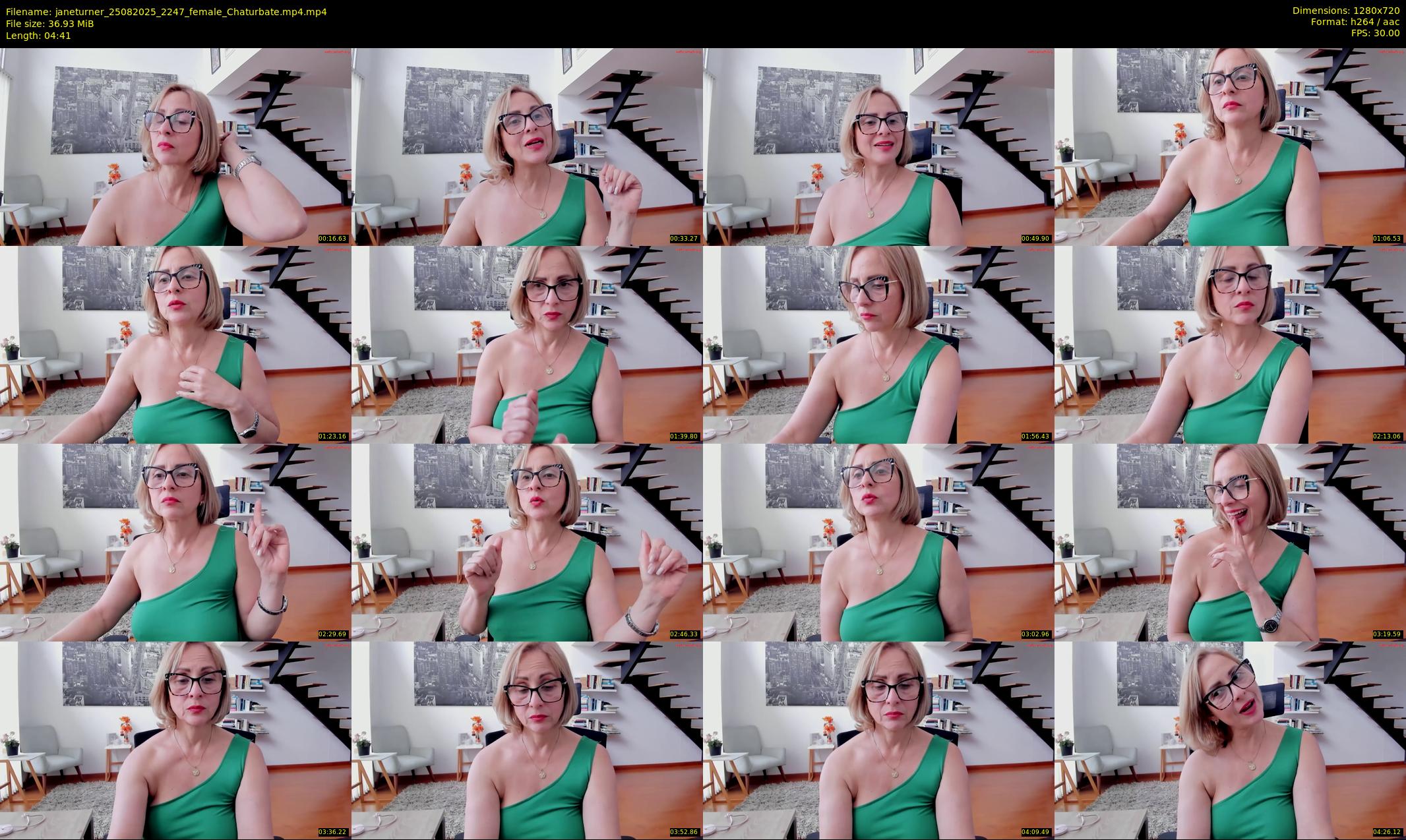 janeturner — 5 minute Chaturbate female cam show recording, 720p, Aug 25, 2025