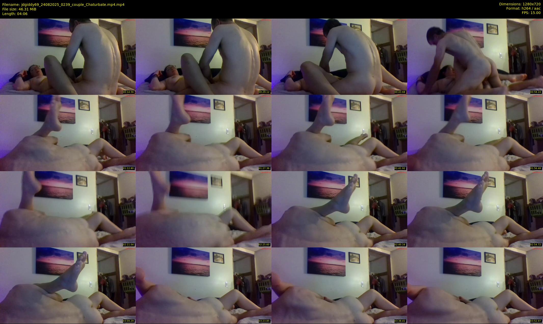 jdgiddy69 — 5 minute Chaturbate couple cam show recording, 720p, Aug 24, 2025